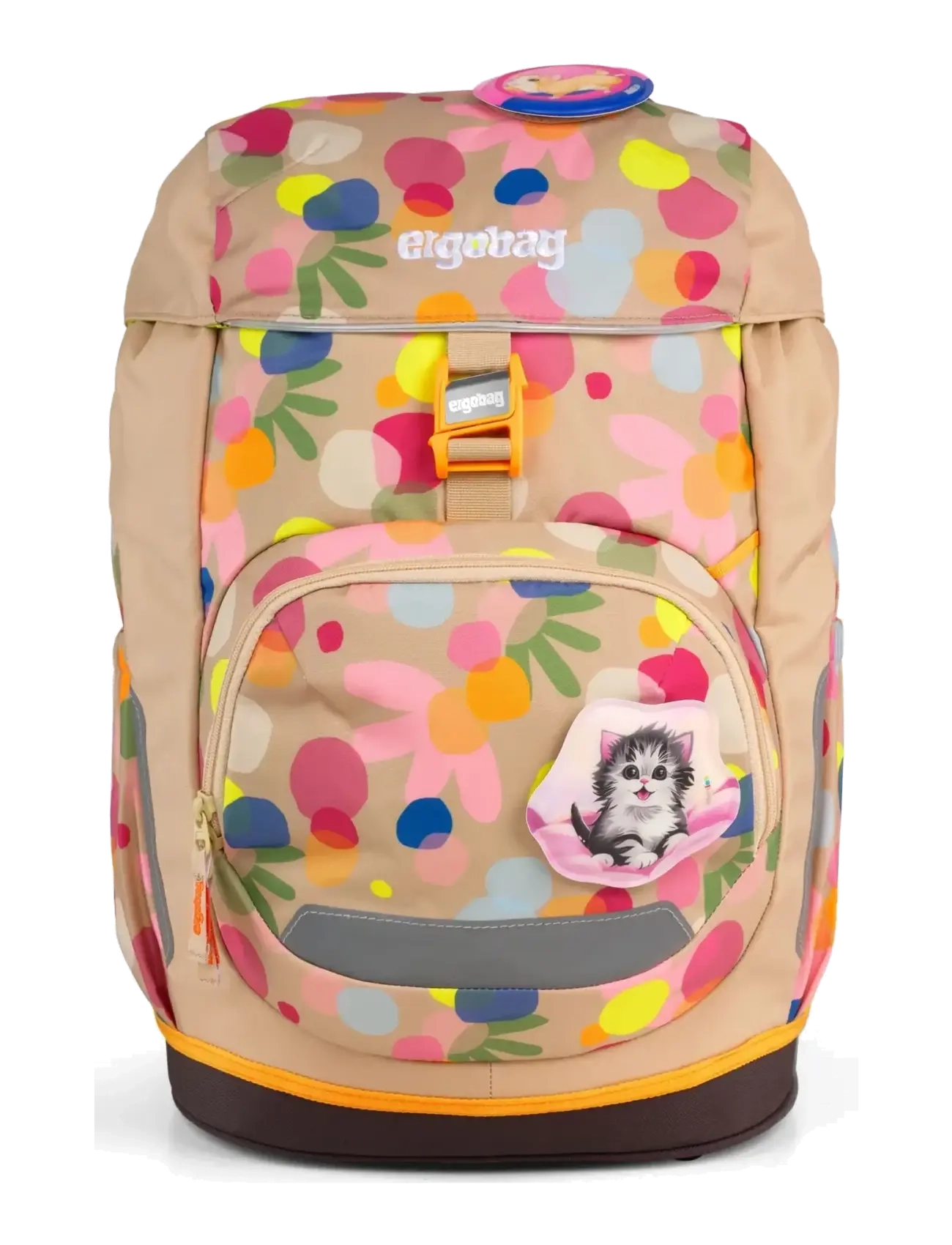 Ergobag FLEX FlowBear World - Back to school - BEIGE / beige
