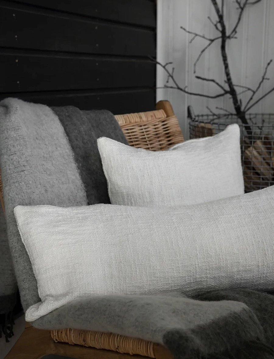 ERNST - Cushioncover - padjakatted - white - 0