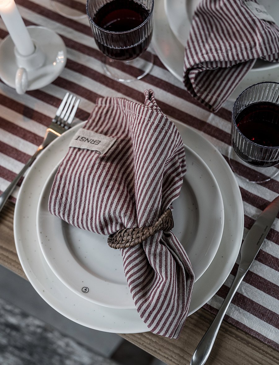 ERNST - Kitchentowel - küchenhandtücher - red/beige - 0