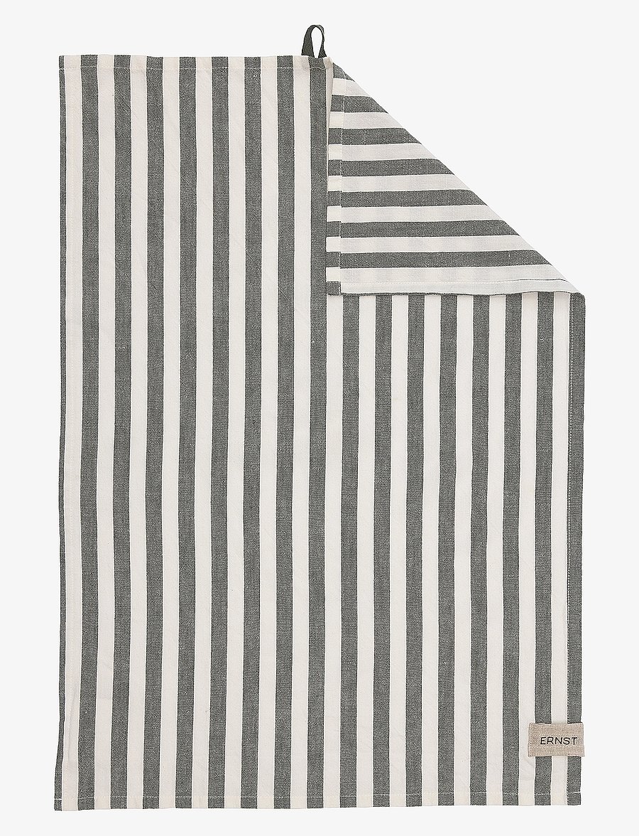ERNST - Kitchentowel - köögirätikud - green/white - 1
