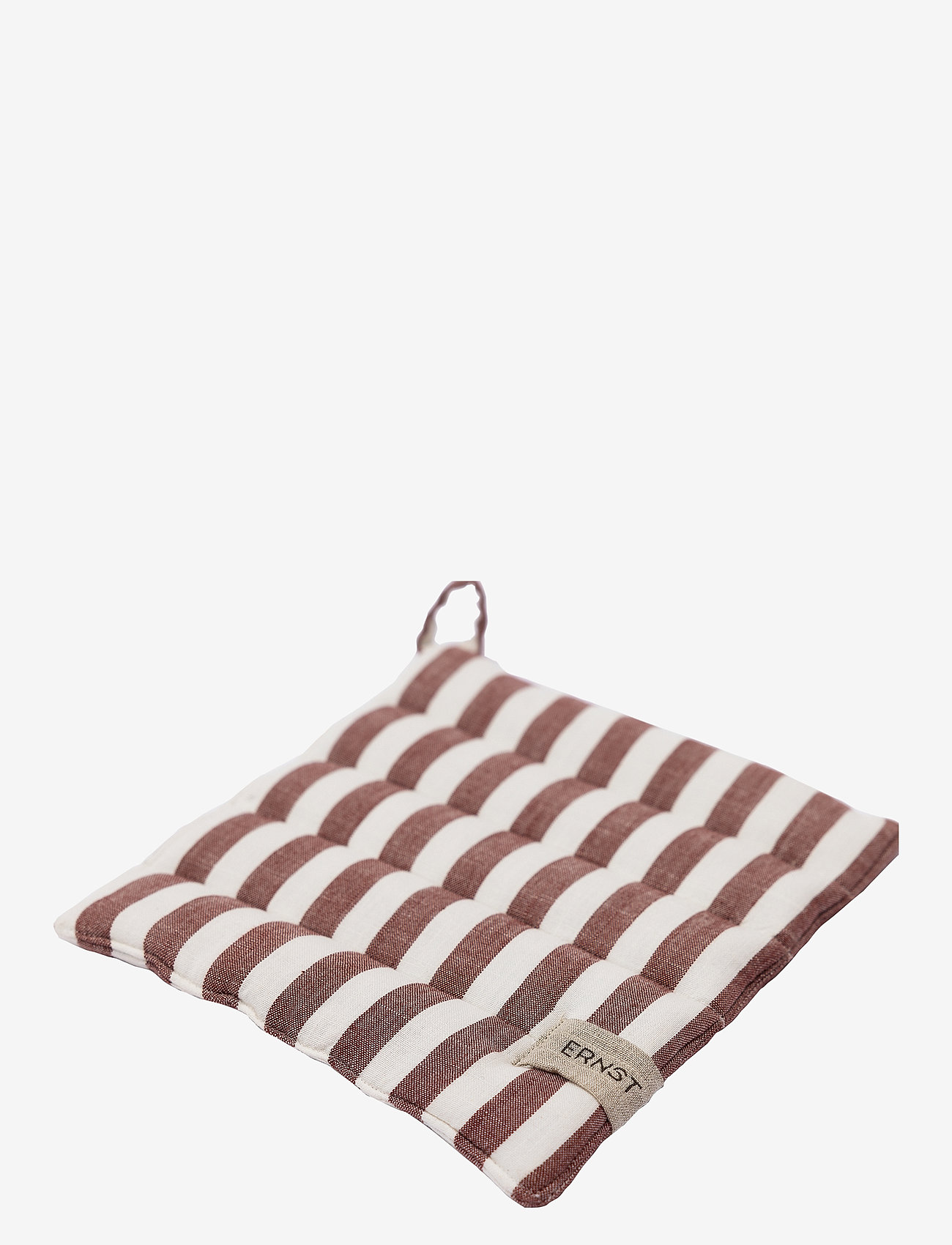 ERNST - Grytlapp bred rand röd/vit - köp efter pris - red/white - 0