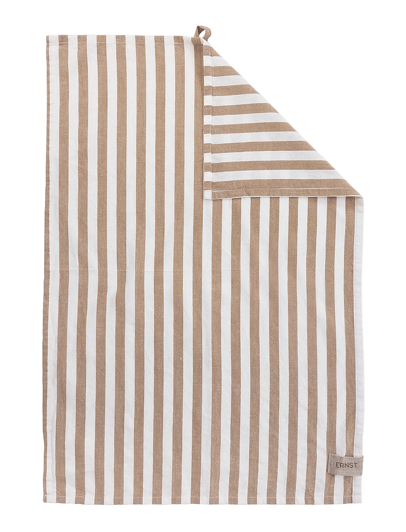 ERNST - Kitchentowel - tea towels - caramel/white - 0