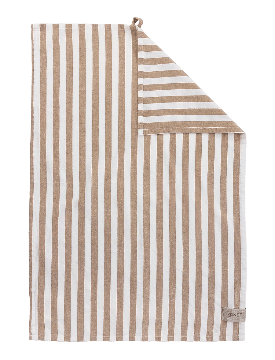 ERNST - Kitchentowel - die niedrigsten preise - caramel/white - 0
