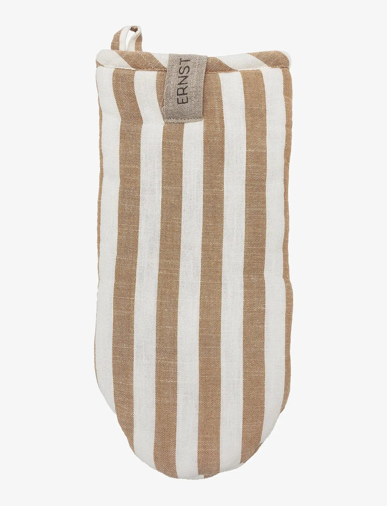ERNST - Oven glove - laveste priser - caramel/white - 0