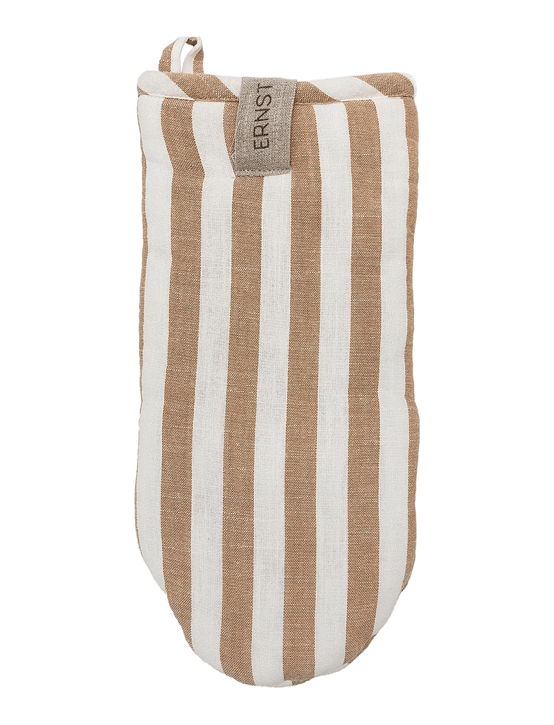 ERNST - Oven glove - ofenhandschuhe & topflappen - caramel/white - 1