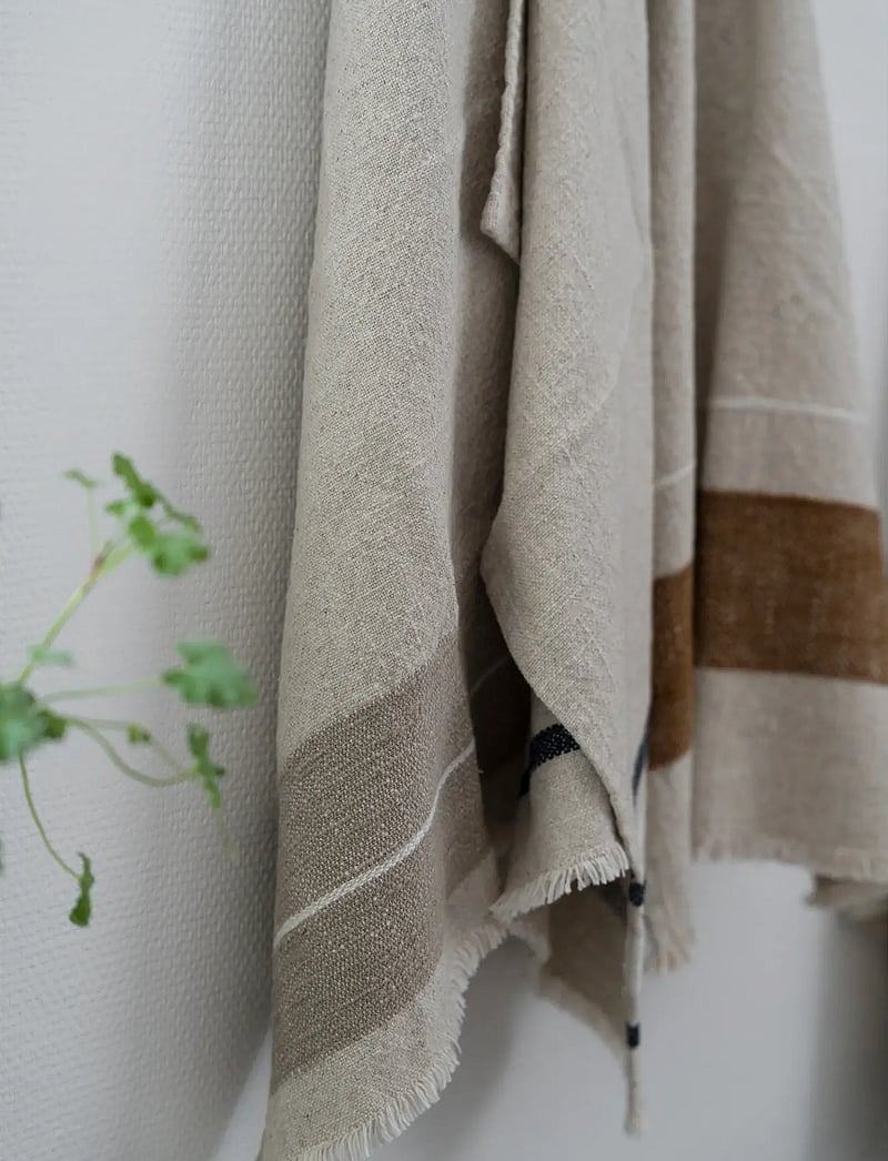 ERNST - Kitchentowel - tea towels - natural/caramel/white - 2