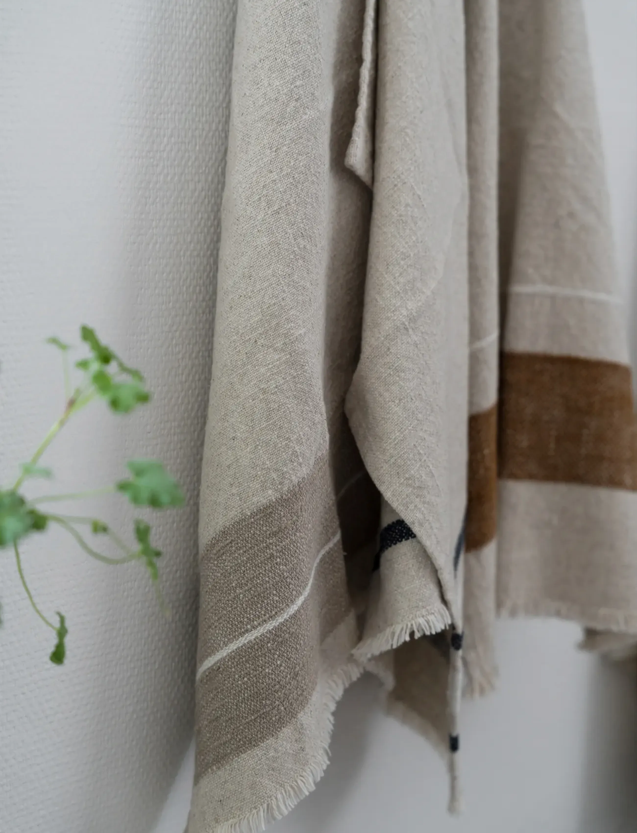 ERNST - Kitchentowel - viskestykker - natural/caramel/white - 2