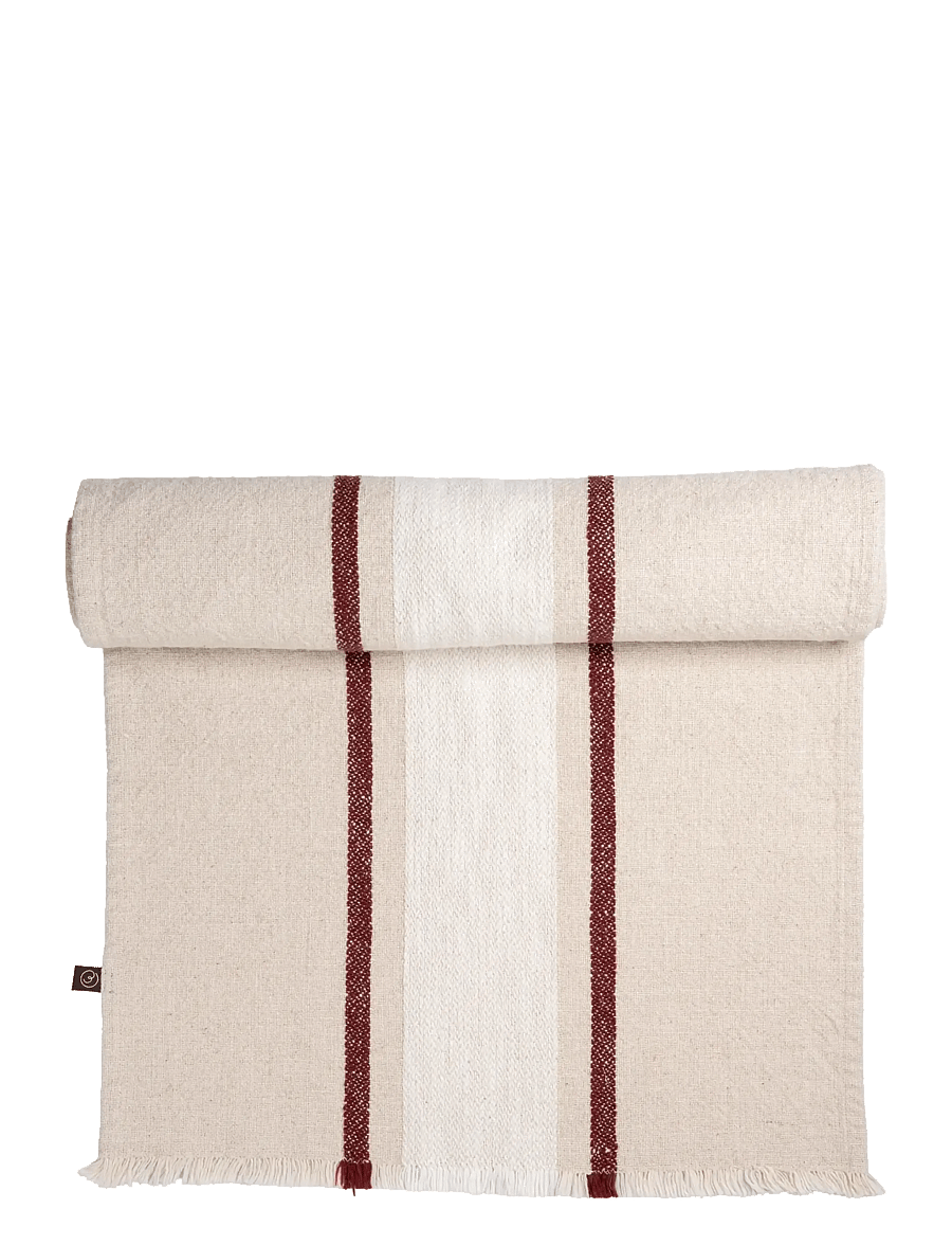 ERNST - Tablerunner - tischdecken & tischläufer - natural/white/red - 1