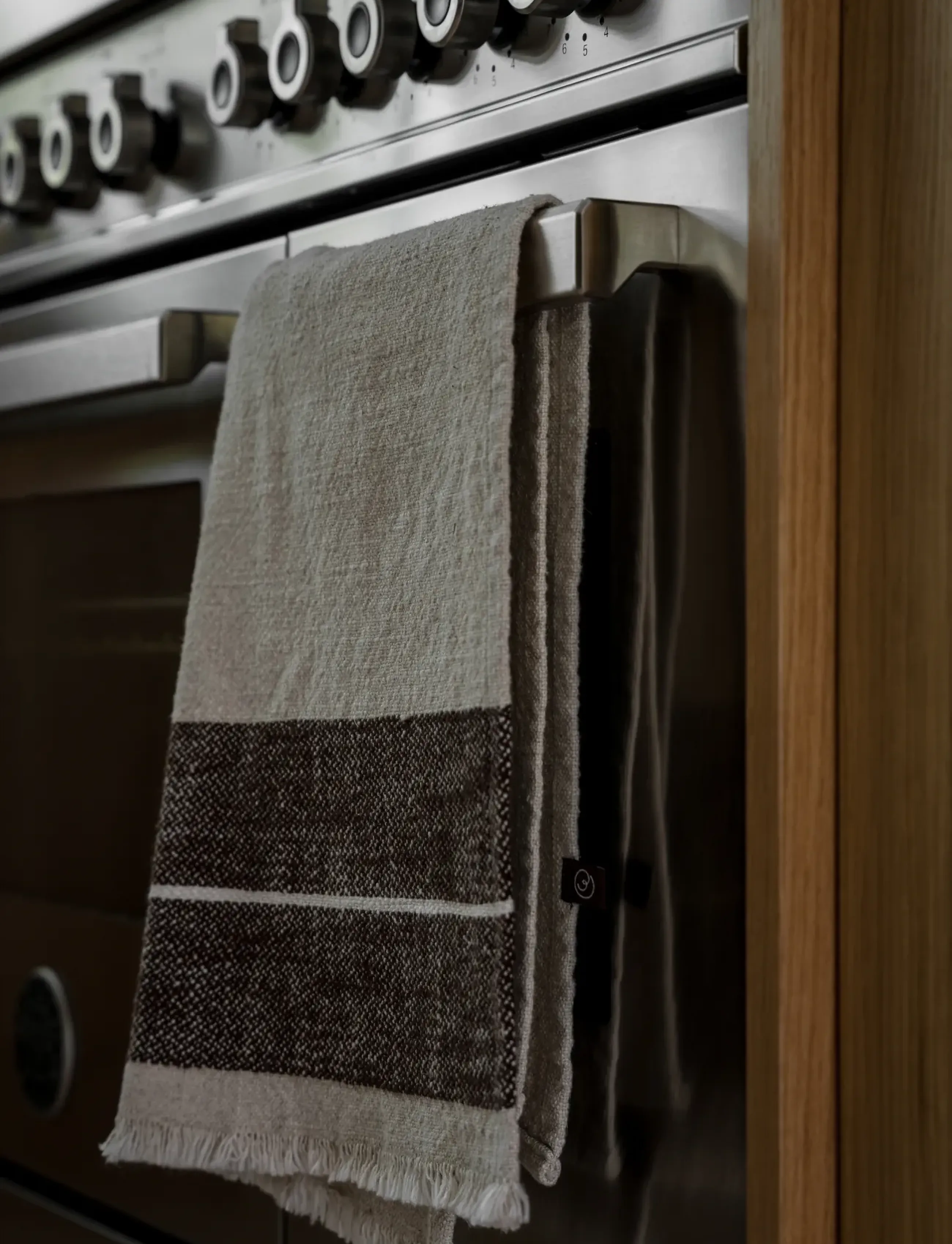 ERNST - Kitchentowel - white/natural/brown - 1