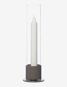 Candleholder glasscylinder mole, ERNST