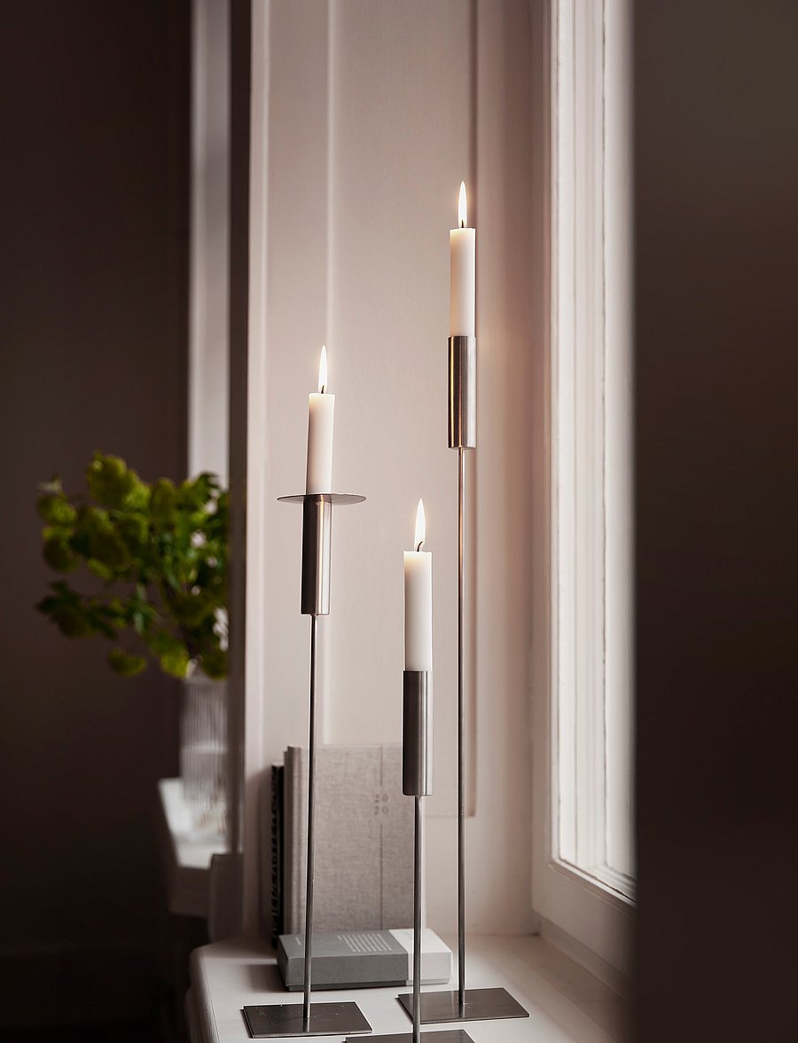 ERNST - Candleholder - osta hinna alusel - stainless steel - 0