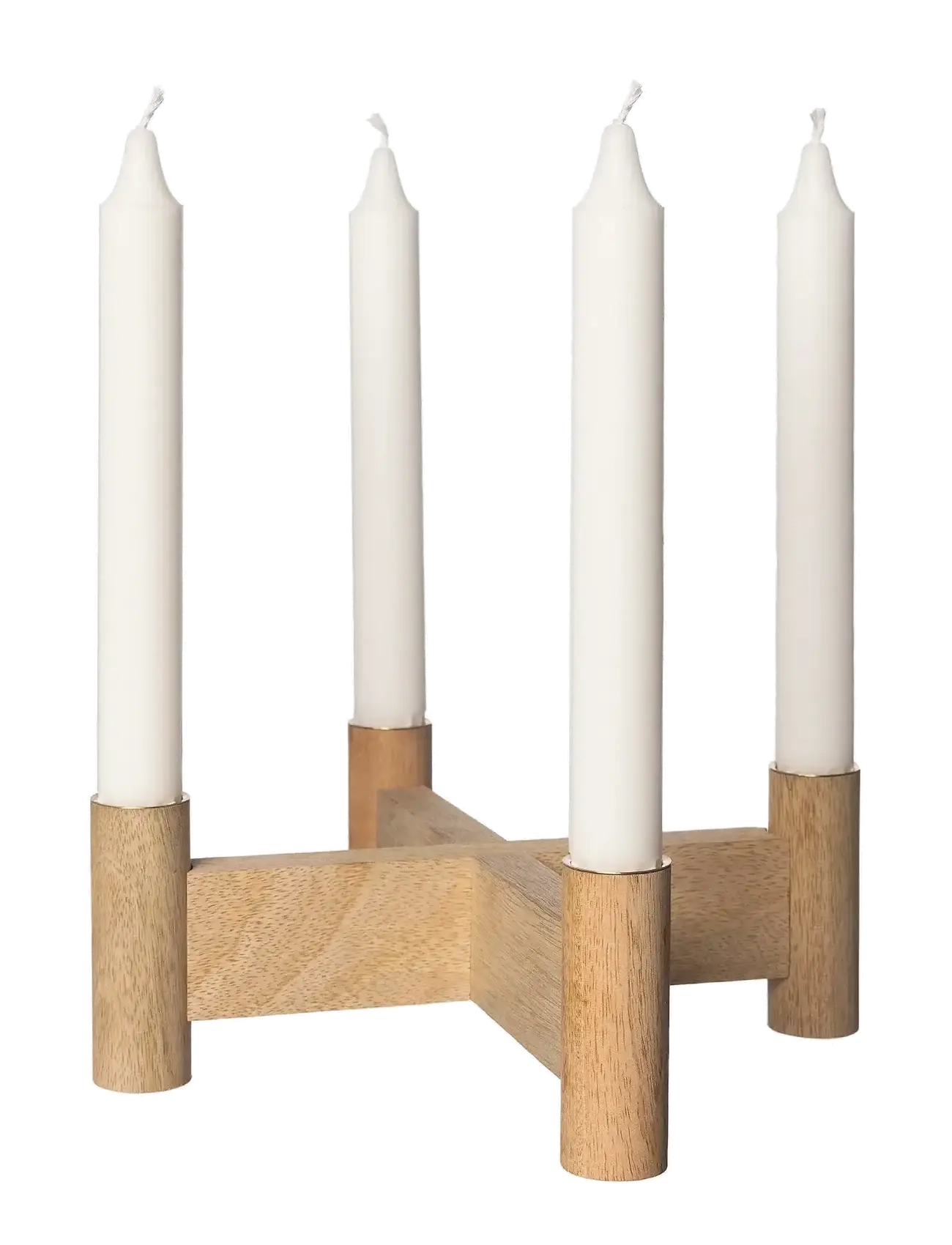 ERNST Candleholder - ERNST - NATURAL / white