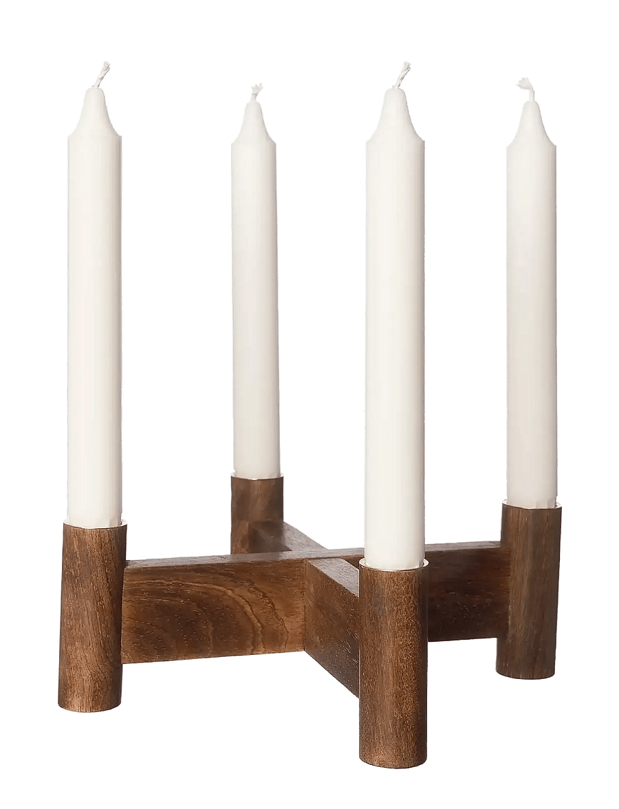 ERNST - Candleholder - die niedrigsten preise - darkbrown - 0