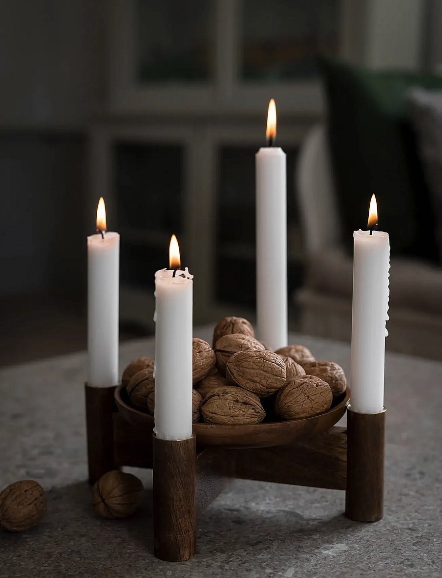 ERNST - Candleholder - die niedrigsten preise - darkbrown - 2