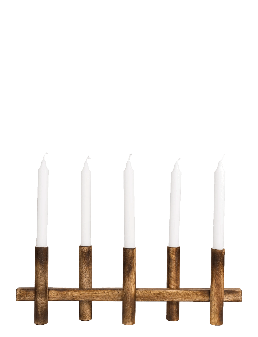 ERNST - Candleholder - weihnachtsdekoration - darkbrown - 1