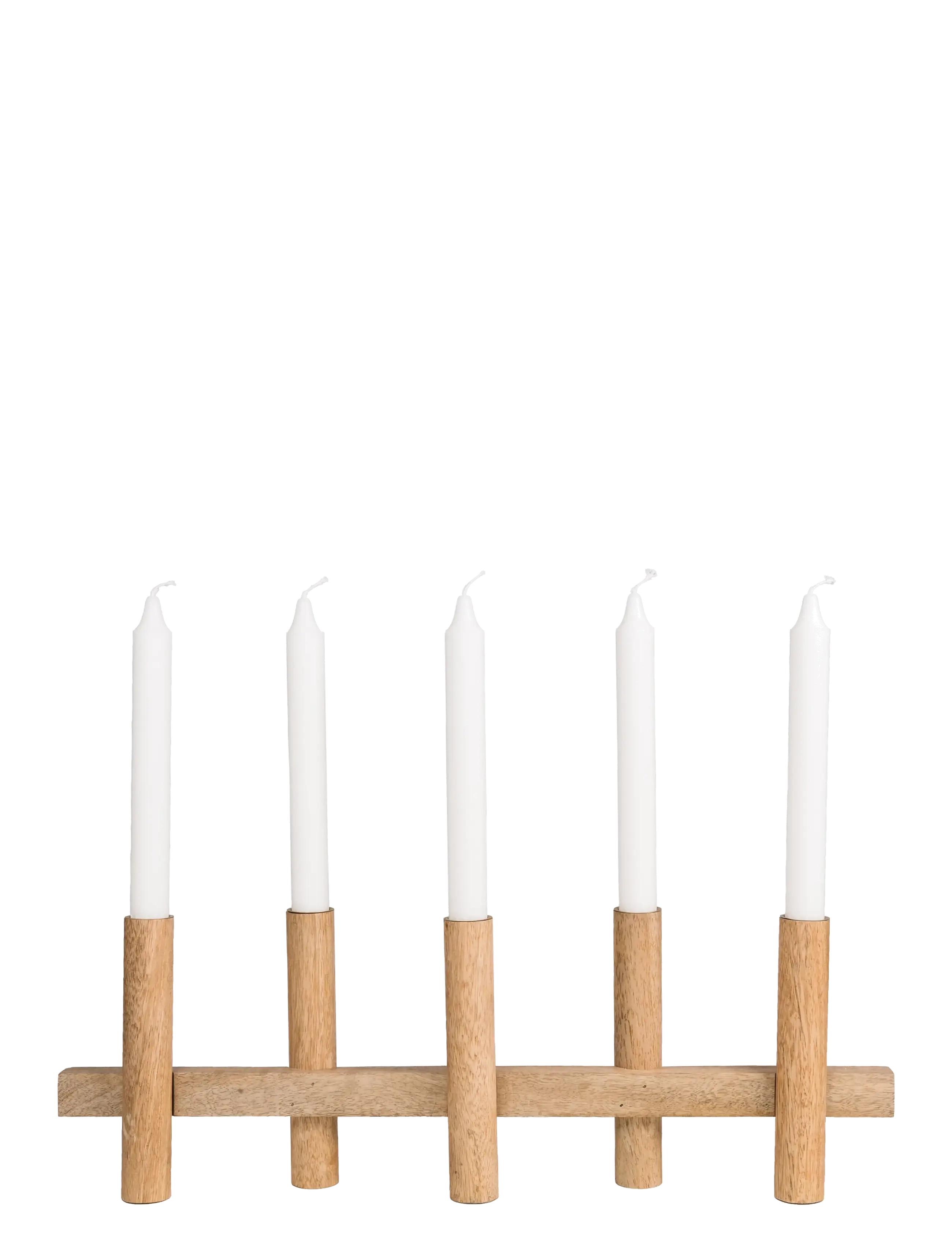 ERNST Candleholder - Julepynt - NATURAL / beige