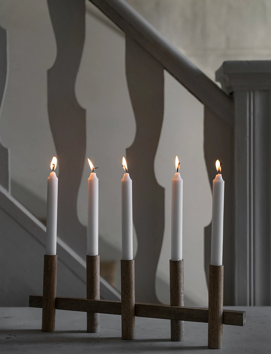ERNST - Candleholder - weihnachtsdekoration - natural - 2