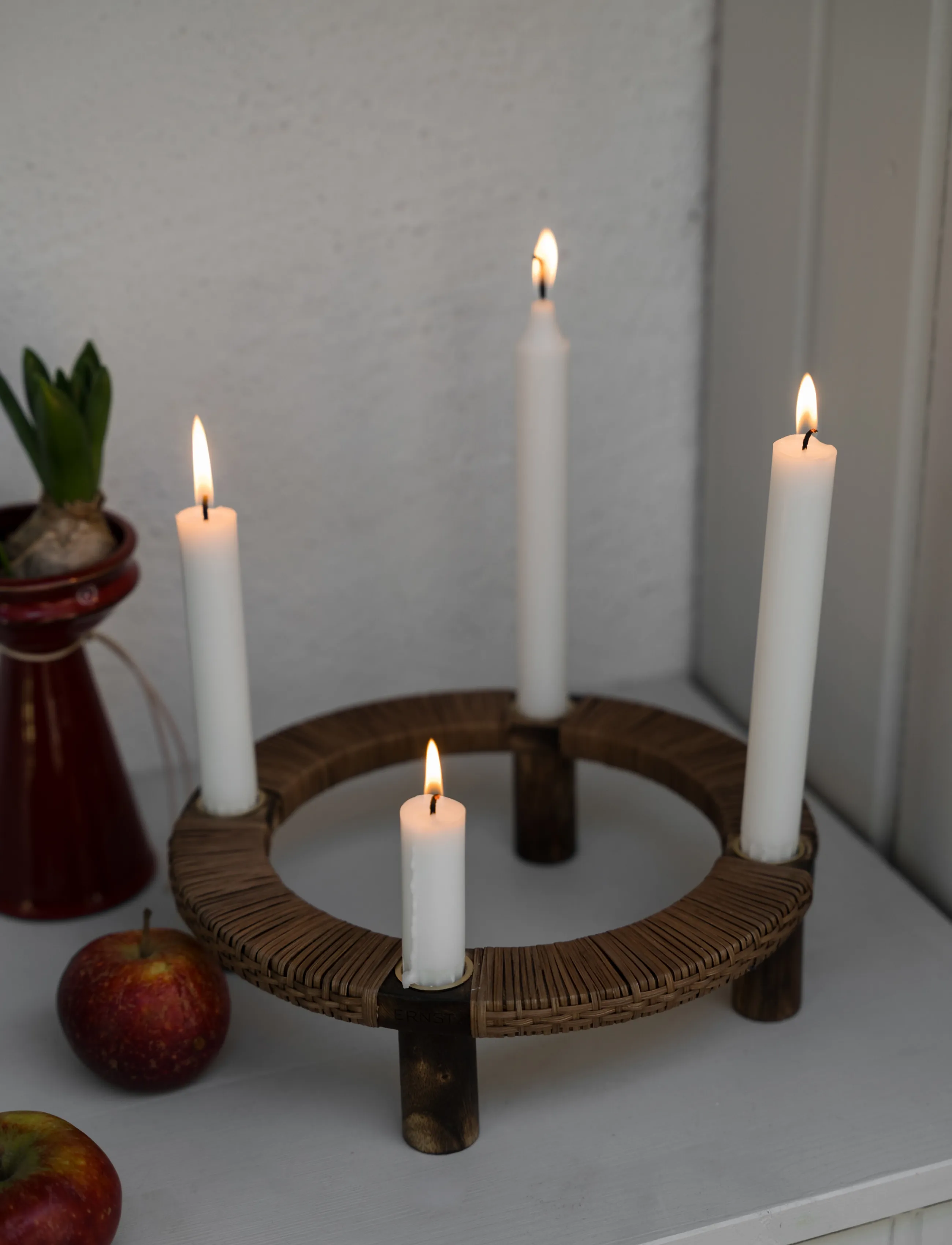 ERNST - Candleholder - julepynt - darkbrown - 2