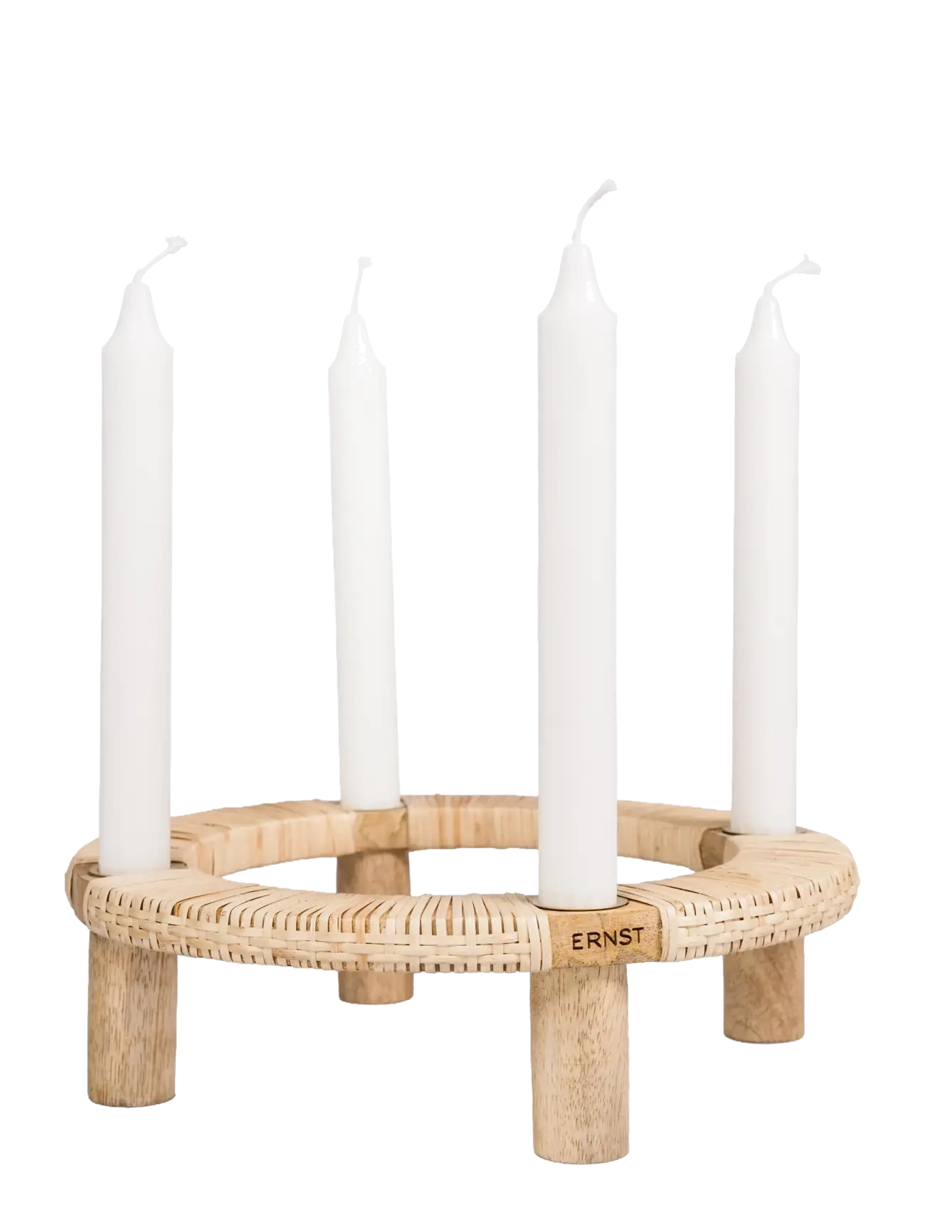 ERNST Candleholder - Julepynt - NATURAL / beige