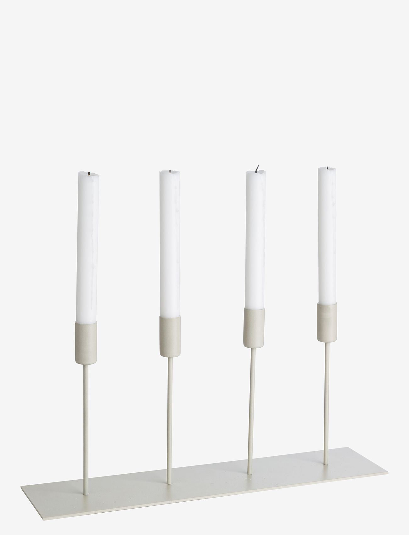 ERNST - Candleholder - candlesticks - beige - 0