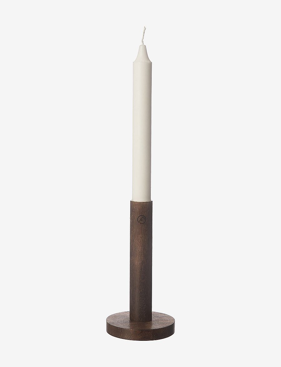 ERNST - Candleholder - svečturi - dark brown - 1