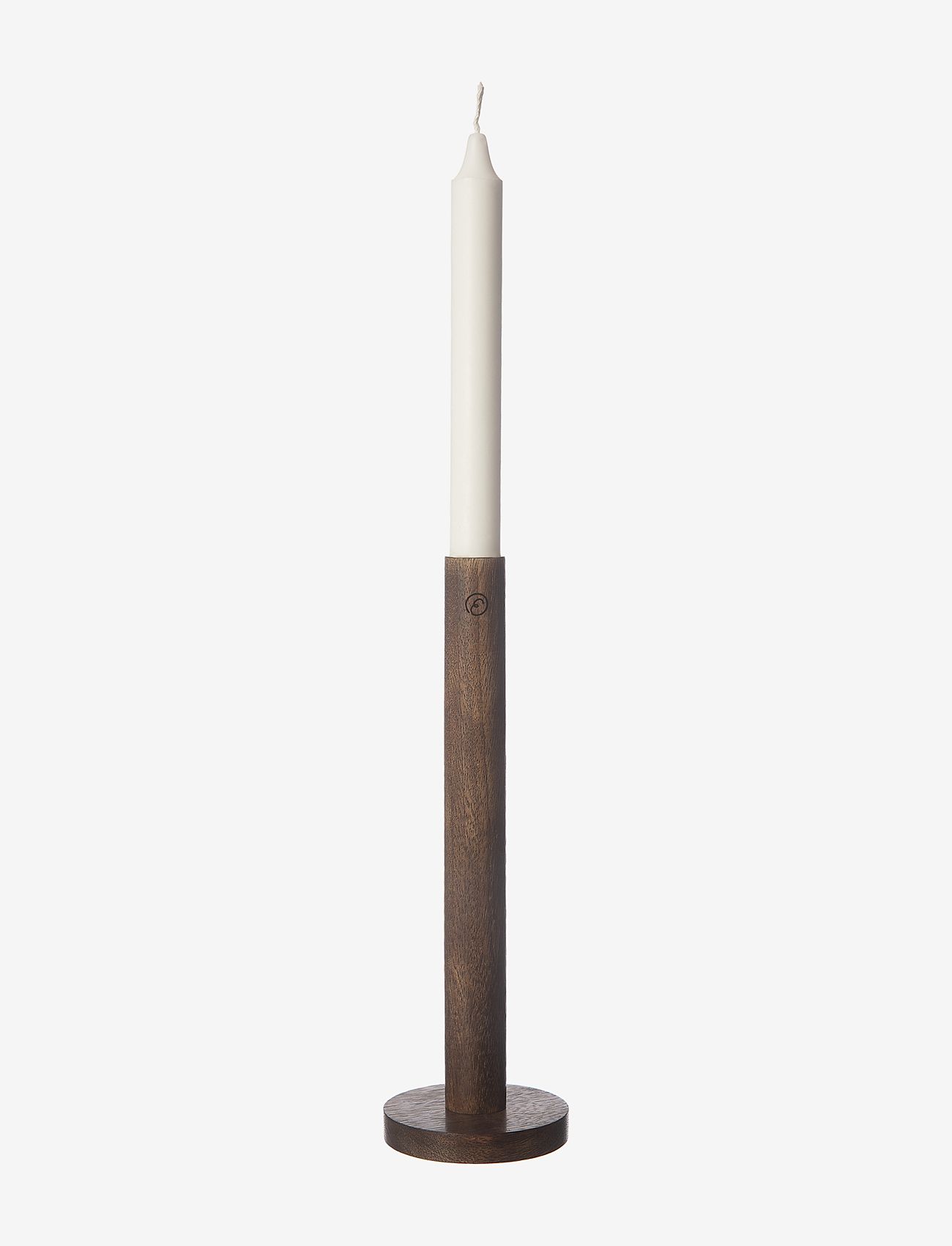 ERNST Candleholder - Kampagne - DARK BROWN / natural