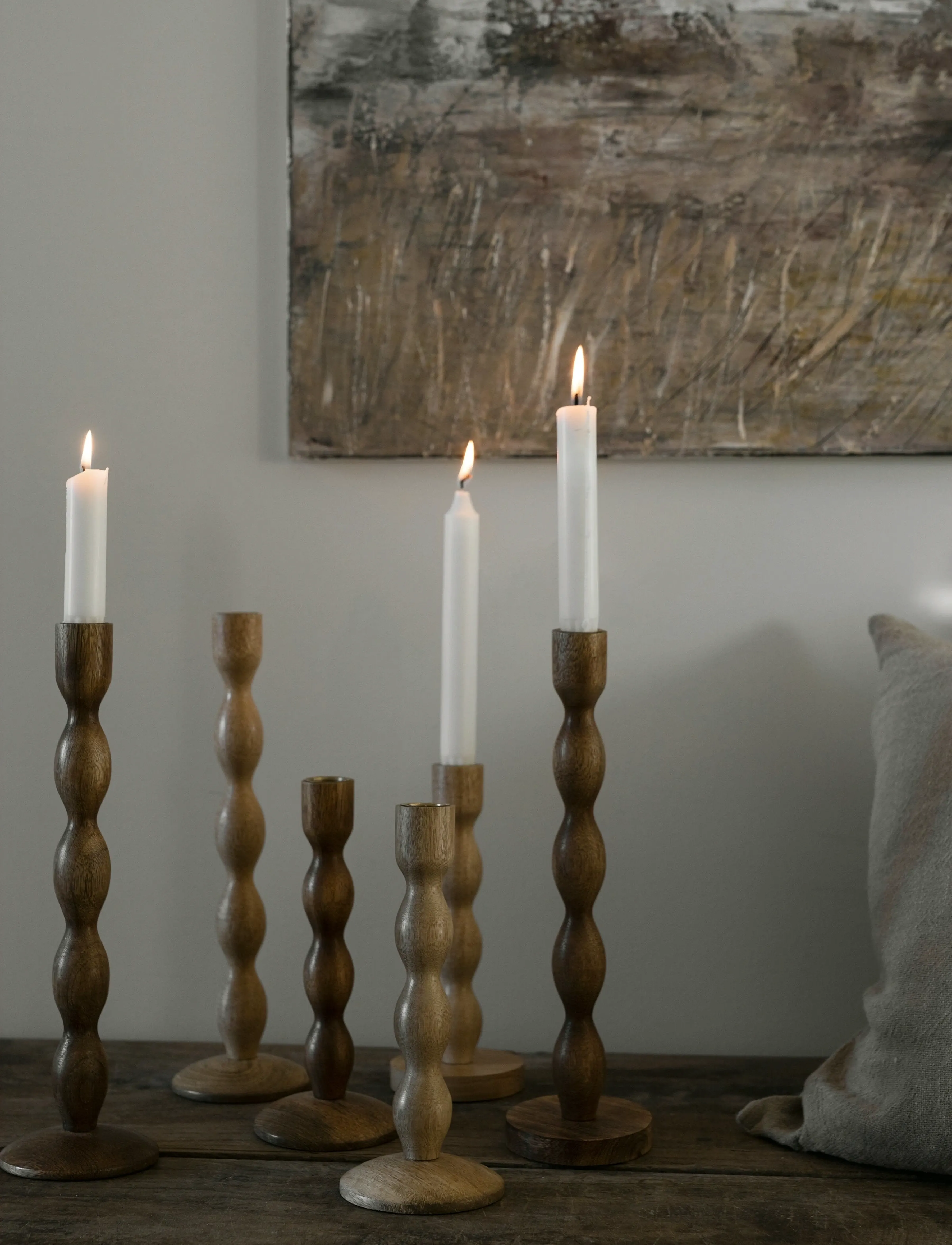 ERNST Candleholder, H21 cm, Lysestager & Lanterner > Lysestager, Unisex
