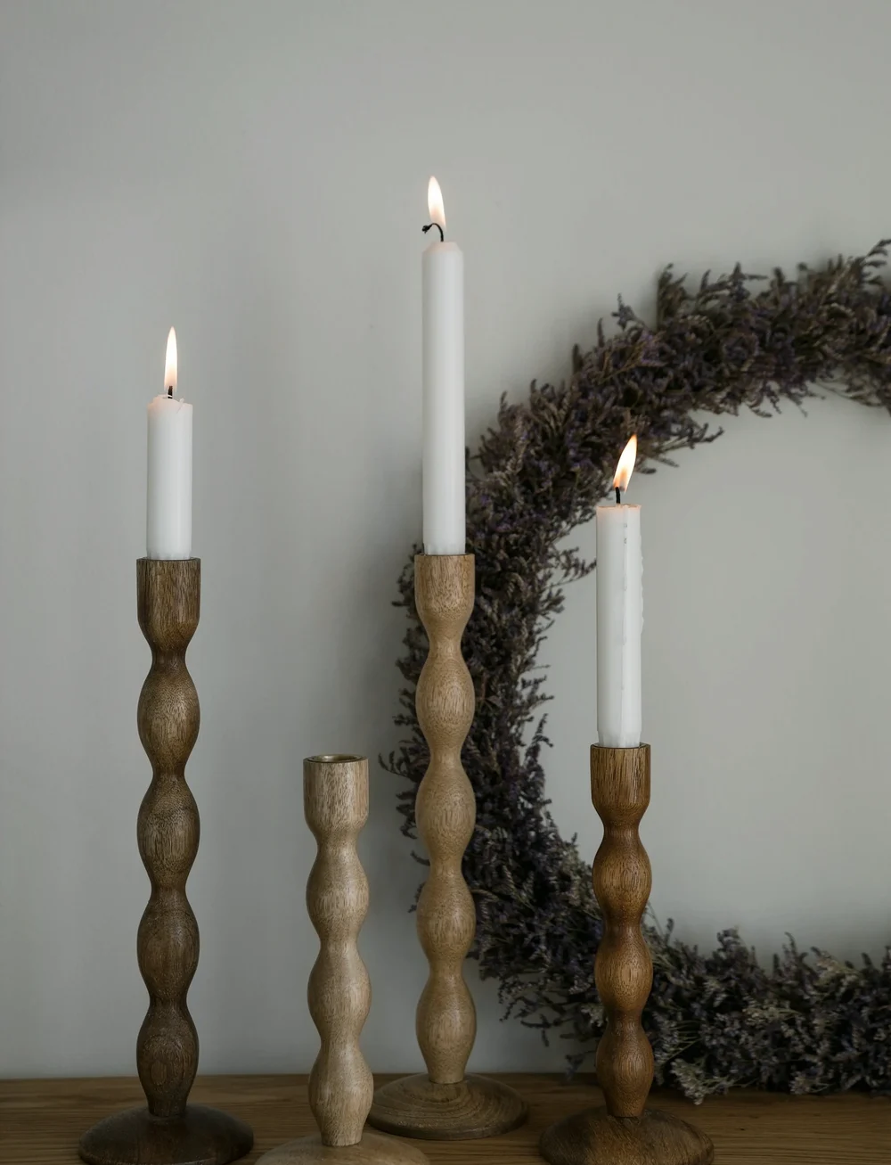 ERNST - Candleholder - køb efter pris - natural - 2
