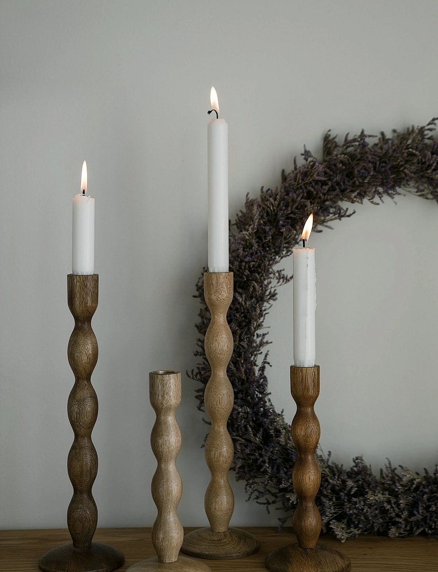 ERNST - Candleholder - kerzenständer - natural - 2