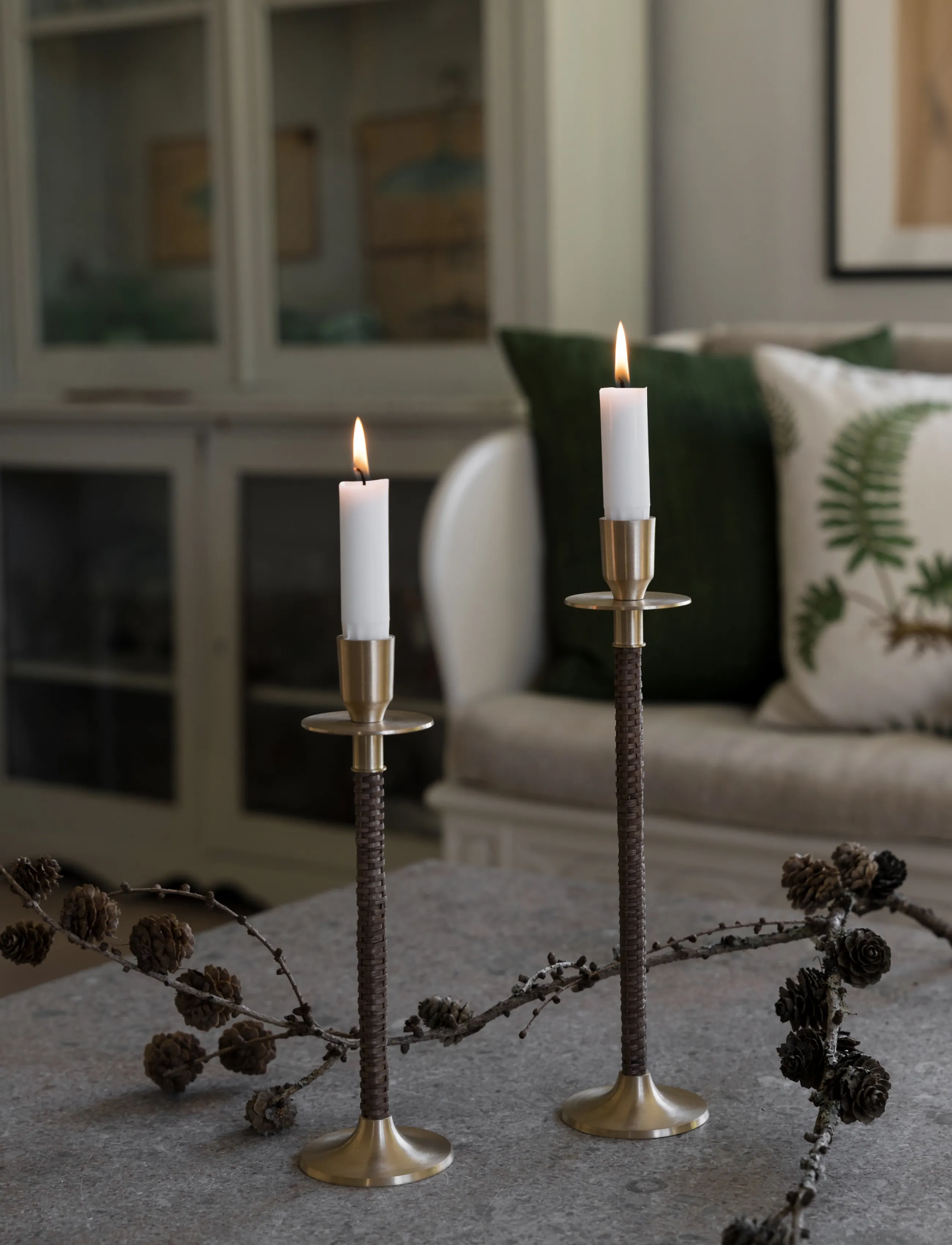 ERNST - Candleholder - ljusstakar - brass - 0