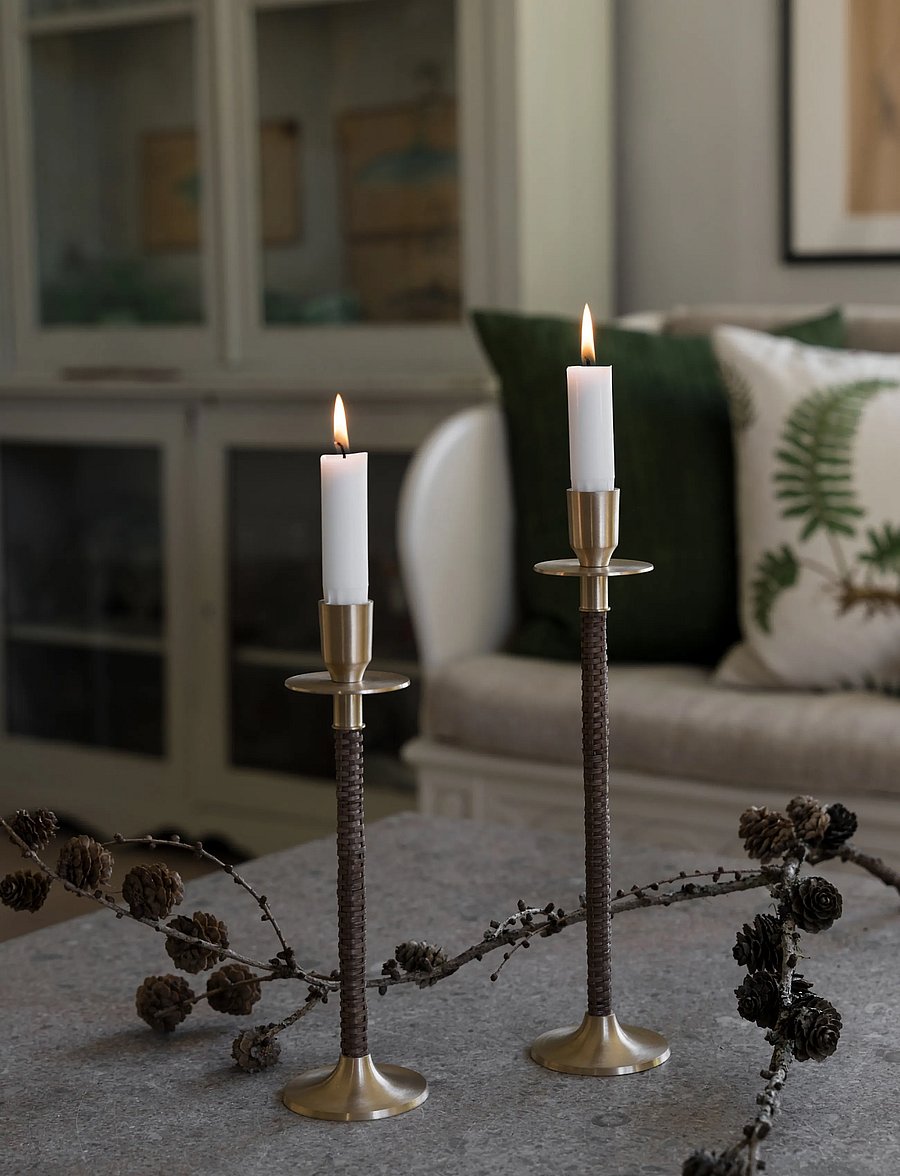 ERNST - Candleholder - kerzenständer - brass - 0