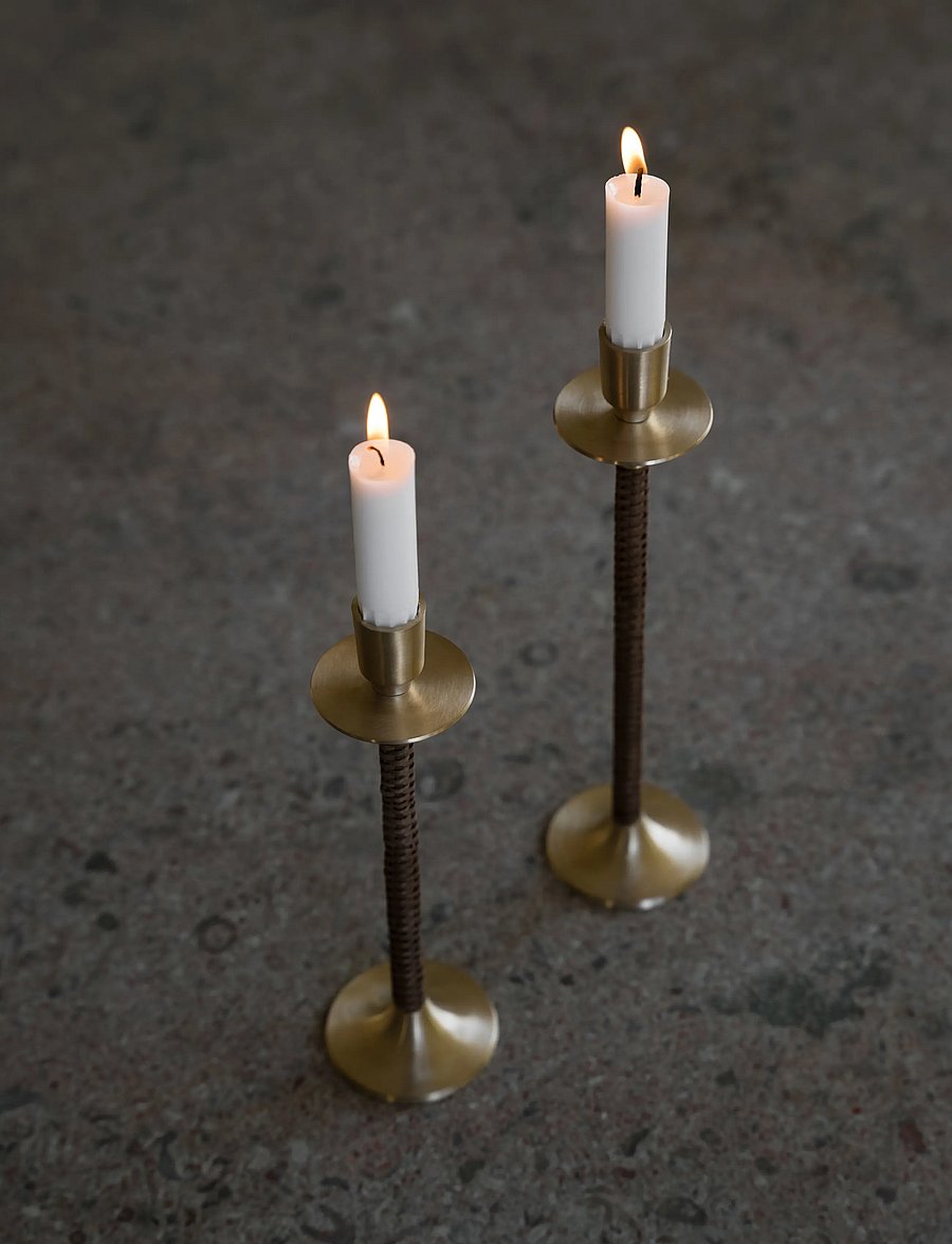 ERNST - Candleholder - kerzenständer - brass - 4