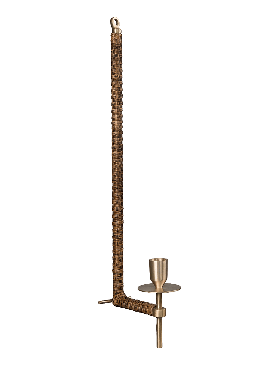 ERNST - Wall candleholder - kerzenständer - brass - 2
