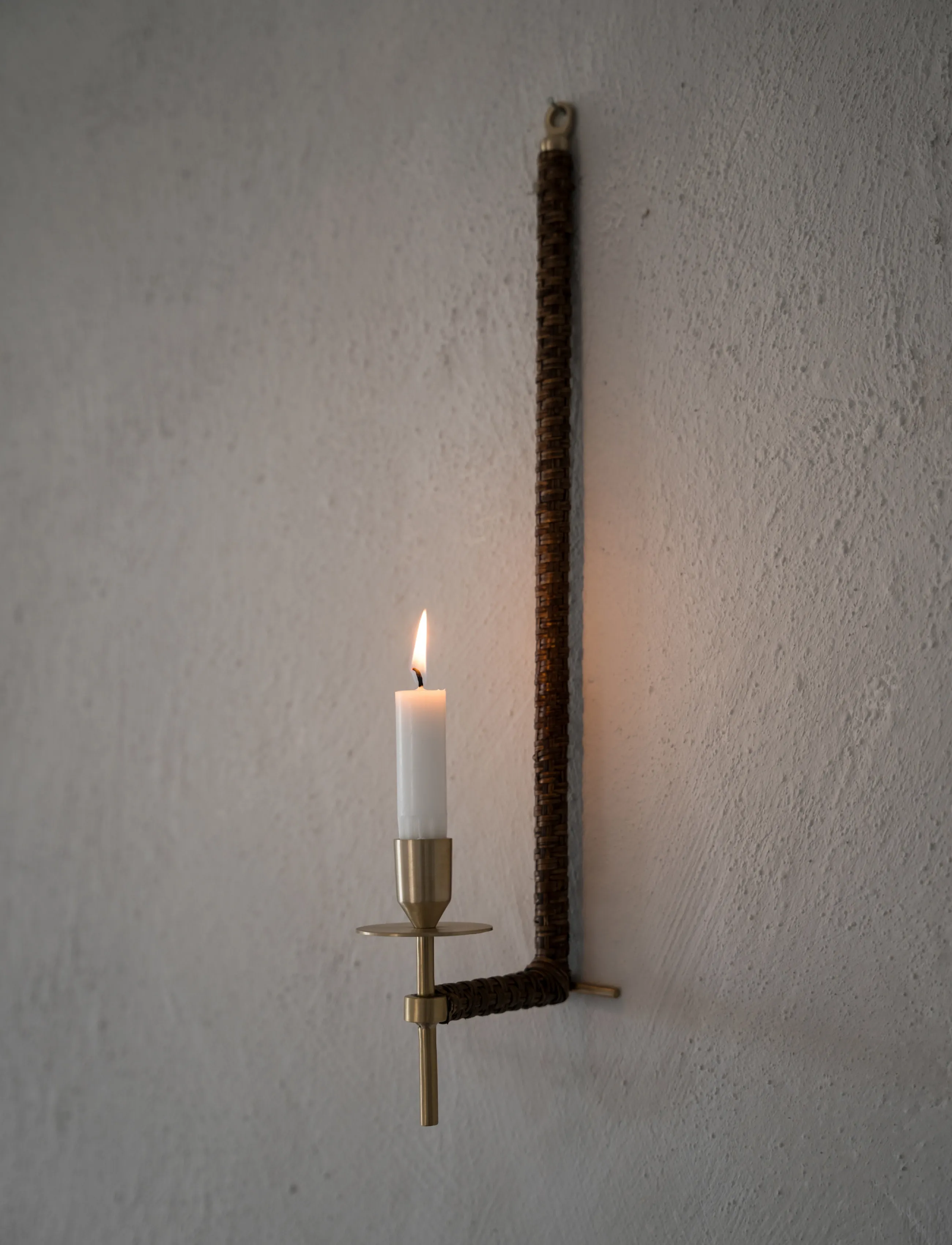 ERNST - Wall candleholder - ljusstakar - brass - 0