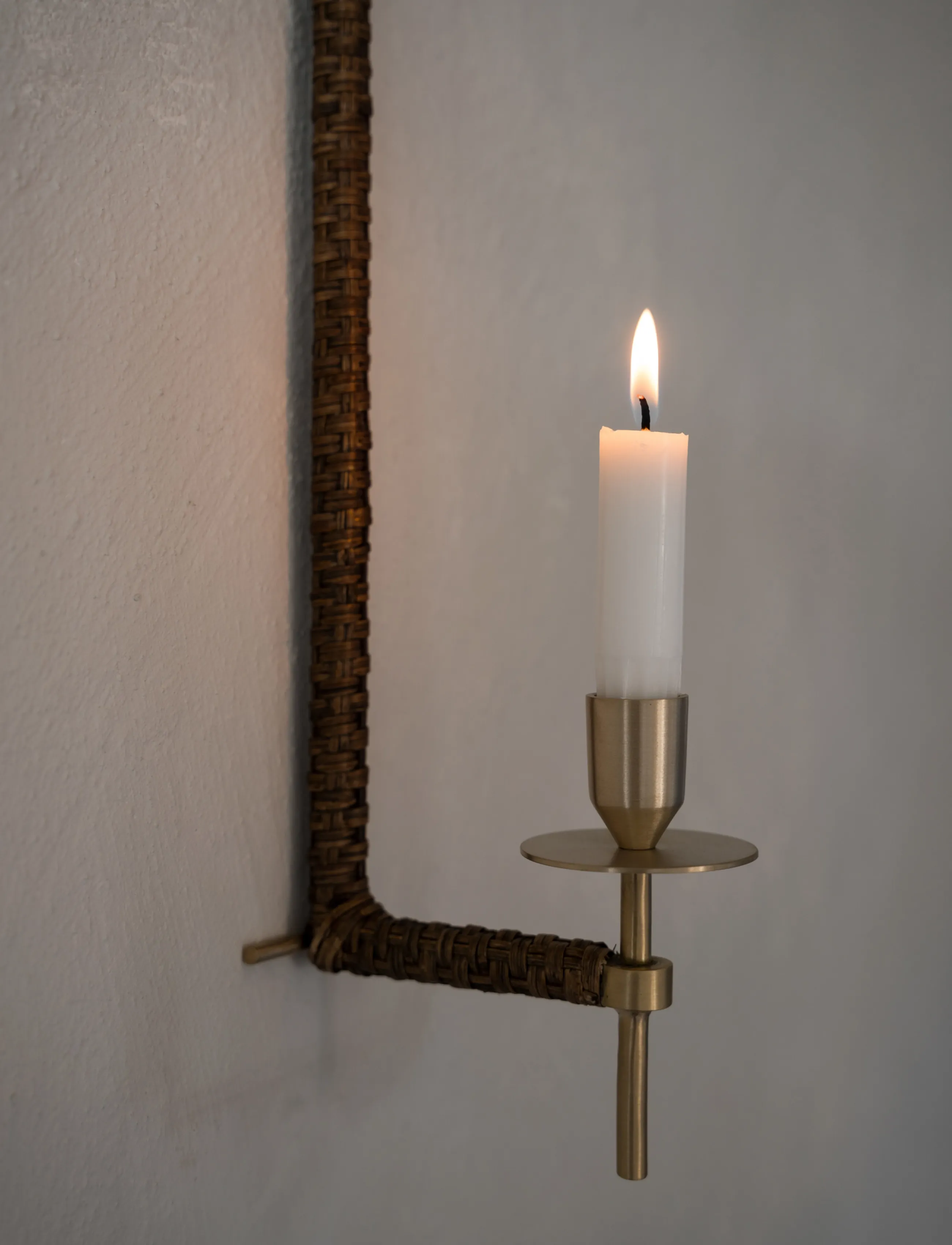 ERNST - Wall candleholder - ljusstakar - brass - 3