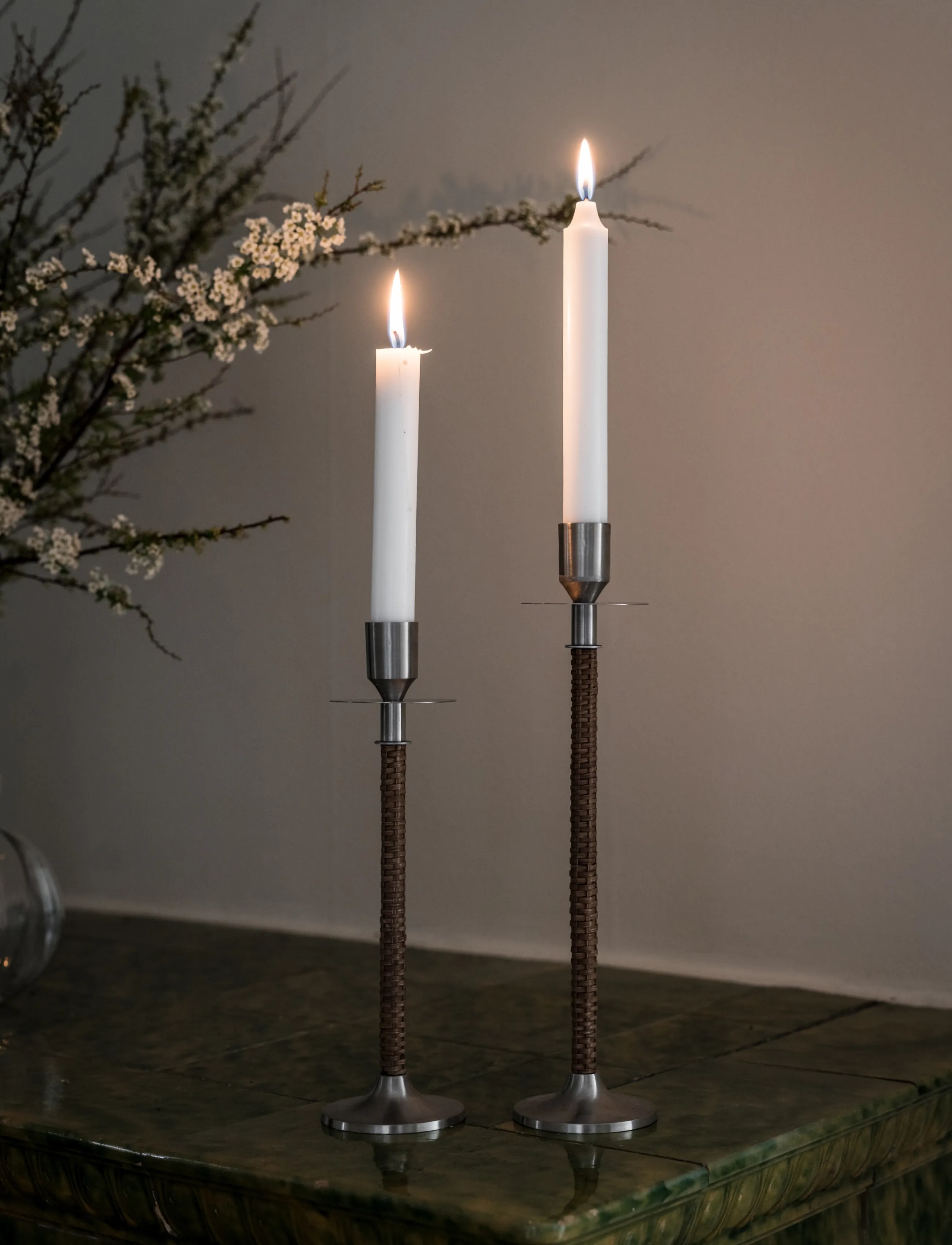 ERNST - Candleholder - ljusstakar - silver - 0