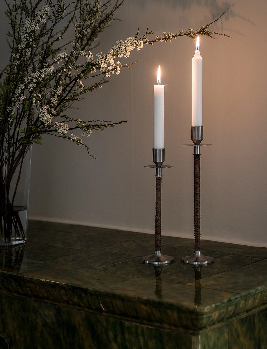 ERNST - Candleholder - kerzenständer - silver - 2