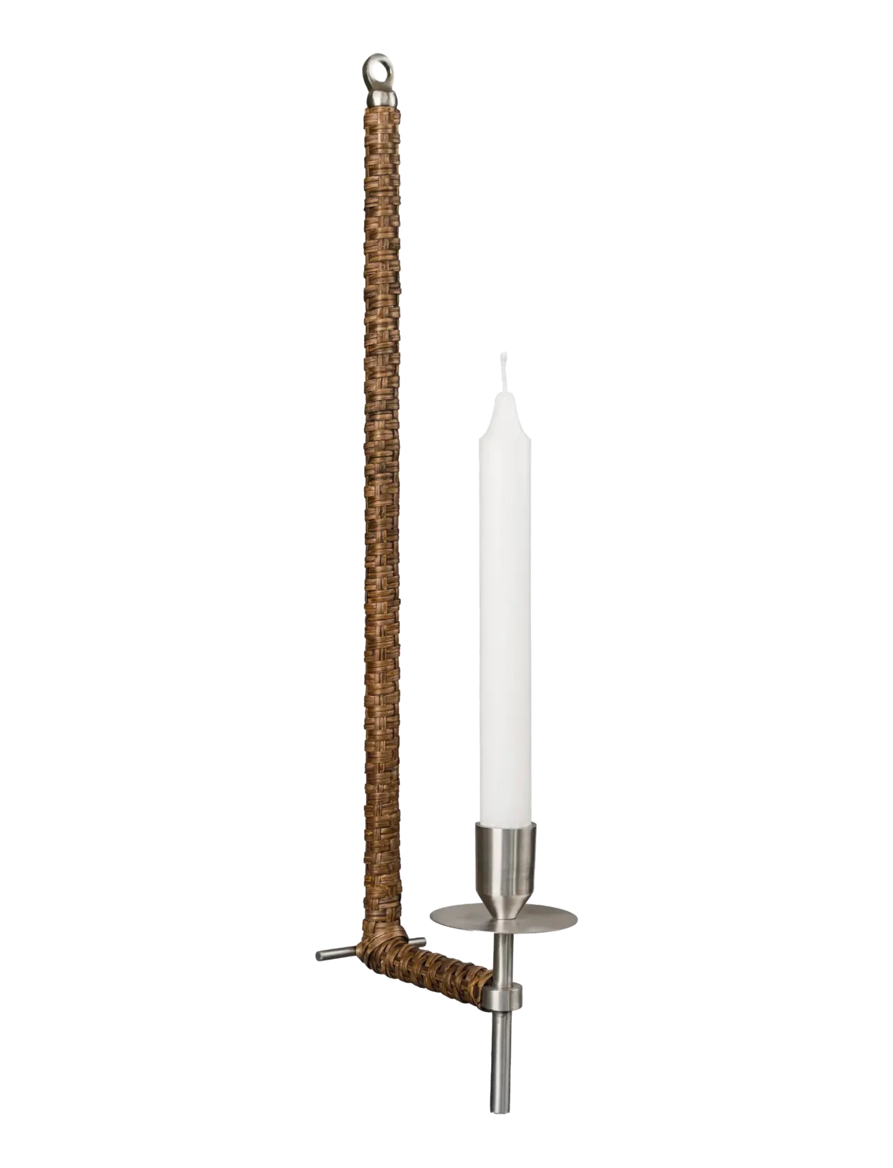 ERNST Wall candleholder - ERNST - SILVER / silver