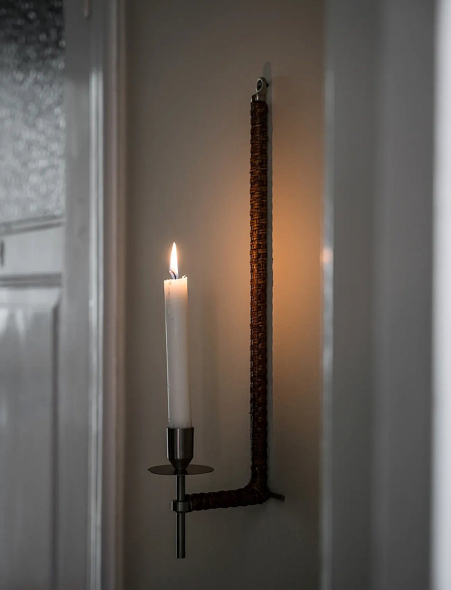 ERNST - Wall candleholder - kerzenständer - silver - 3