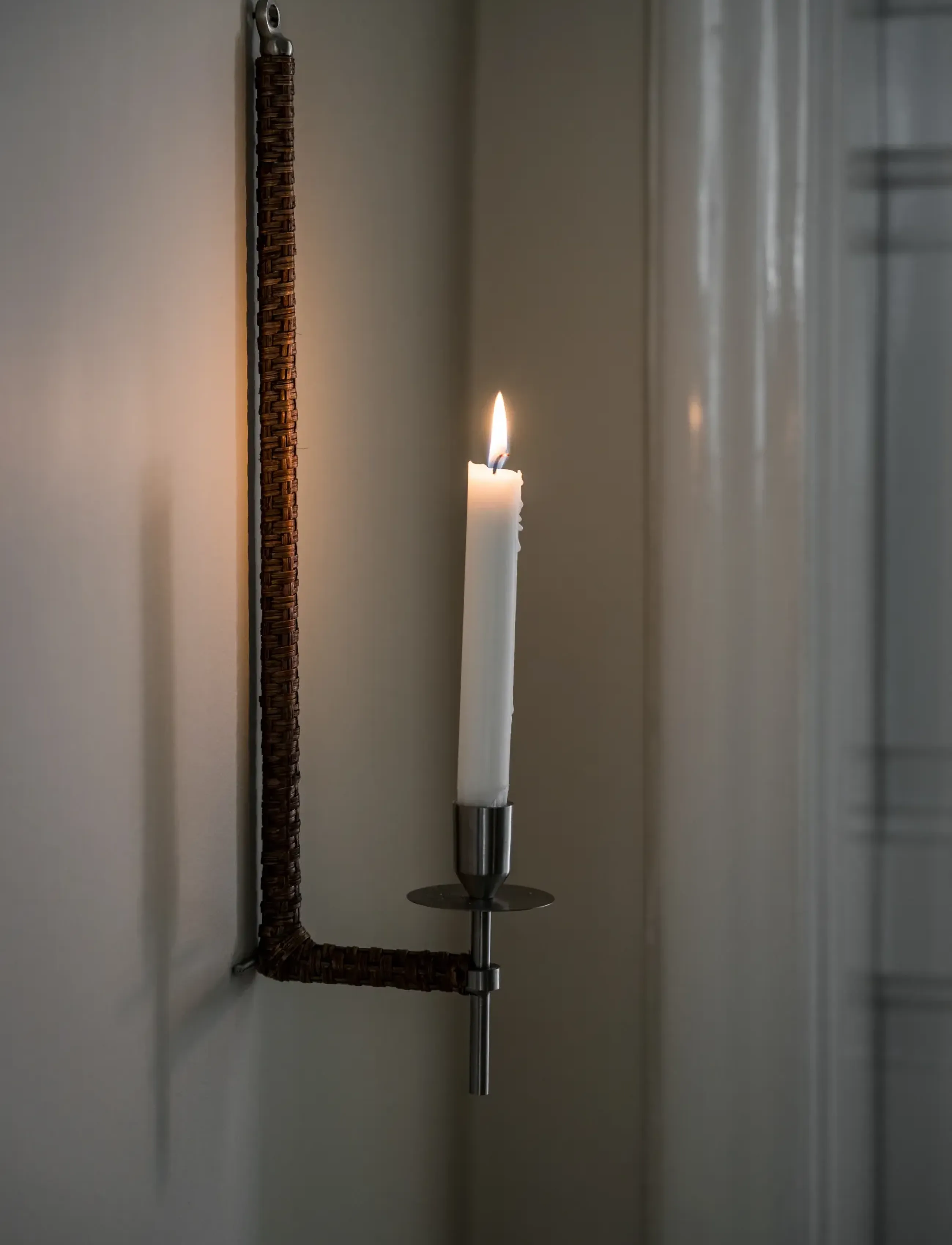 ERNST - Wall candleholder - ljusstakar - silver - 4