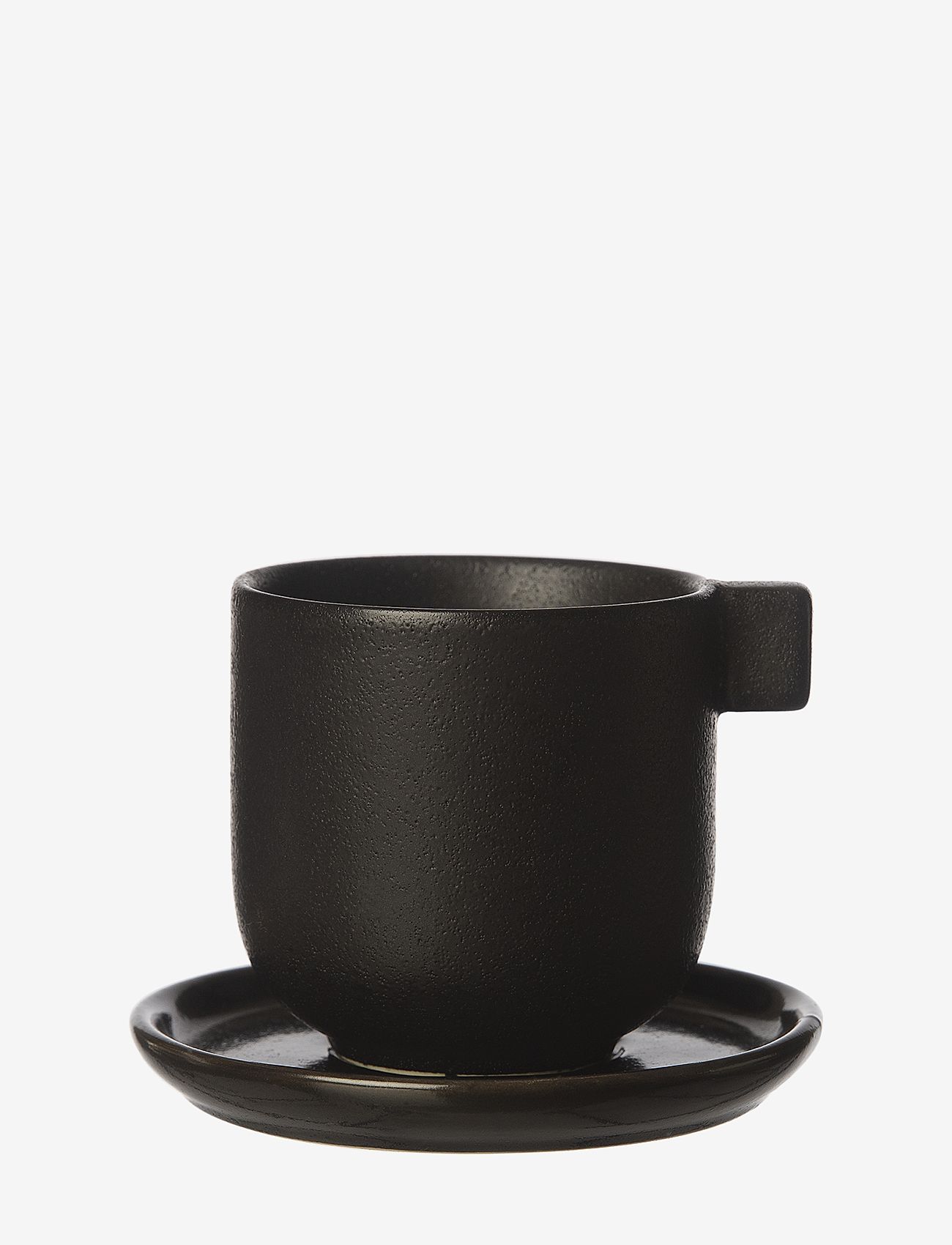 ERNST - Cup w saucer for coffee - laagste prijzen - black - 0