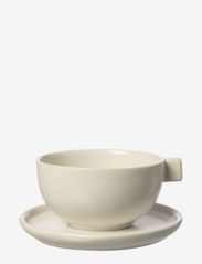 Teacup w saucer - WHITE