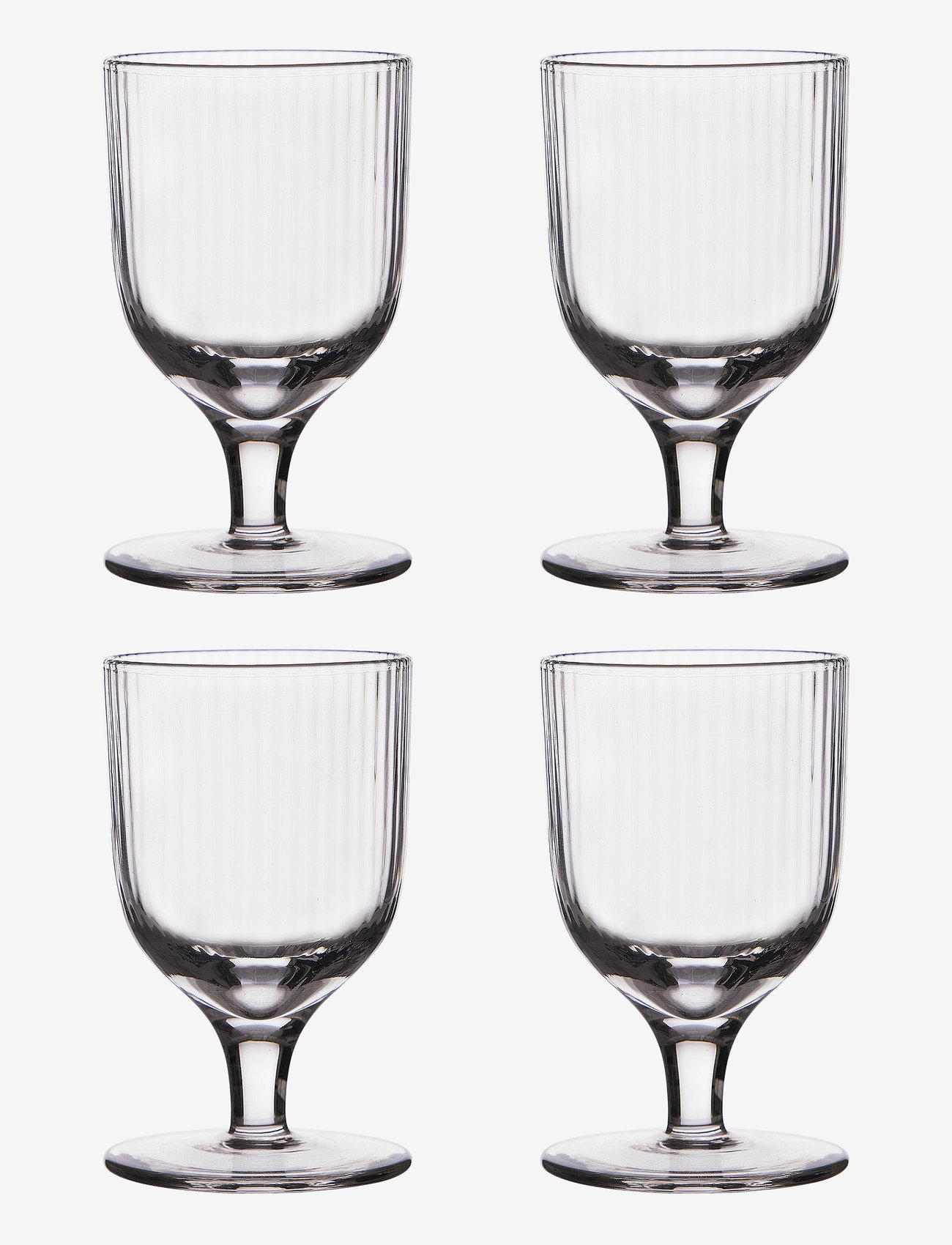 ERNST - Glass on foot 4-pack - shop by price - clear - 0