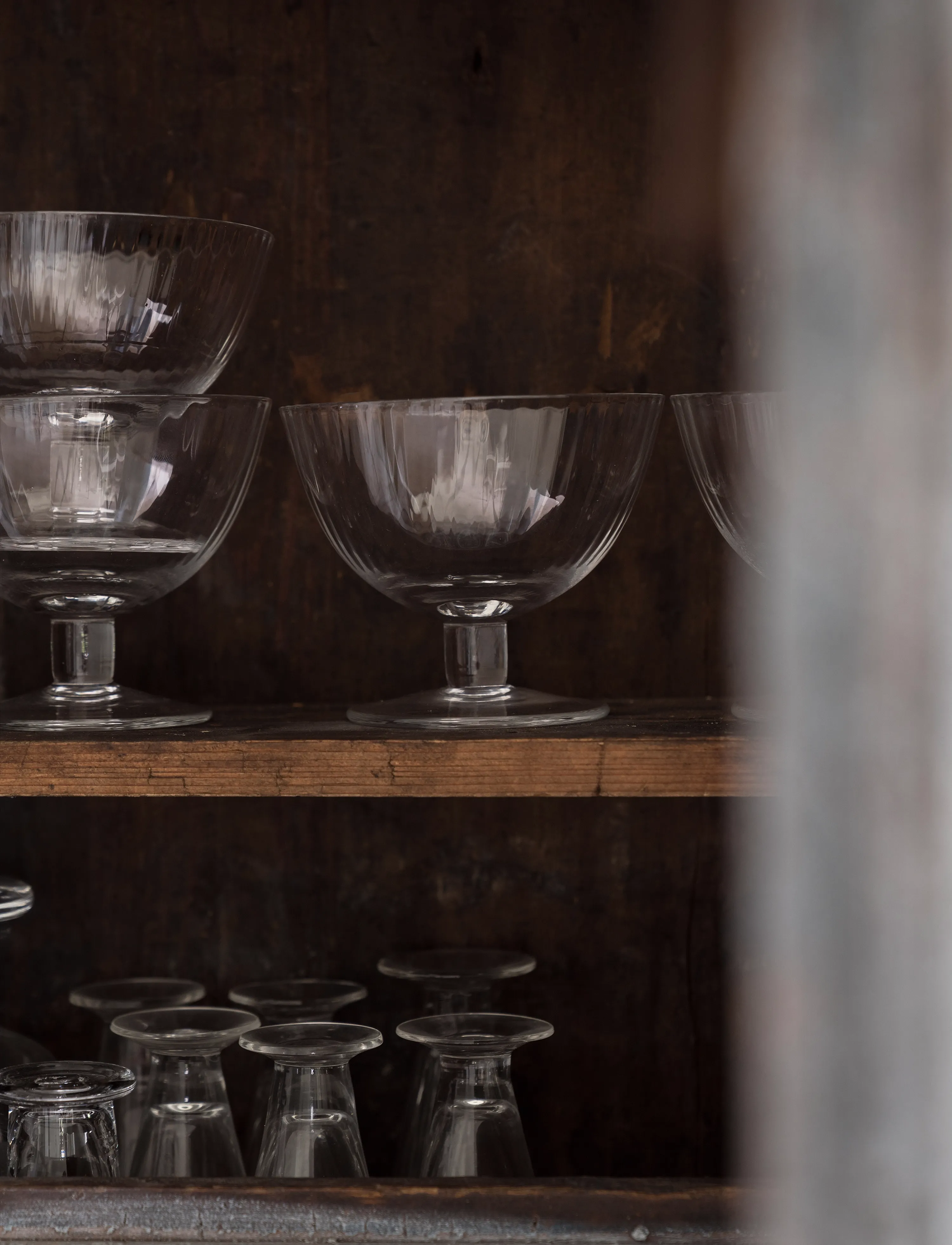 ERNST Glasskål På Fod, 2-Pak, One Size, Decoration, Nackt - Decorative Platters, Homeware