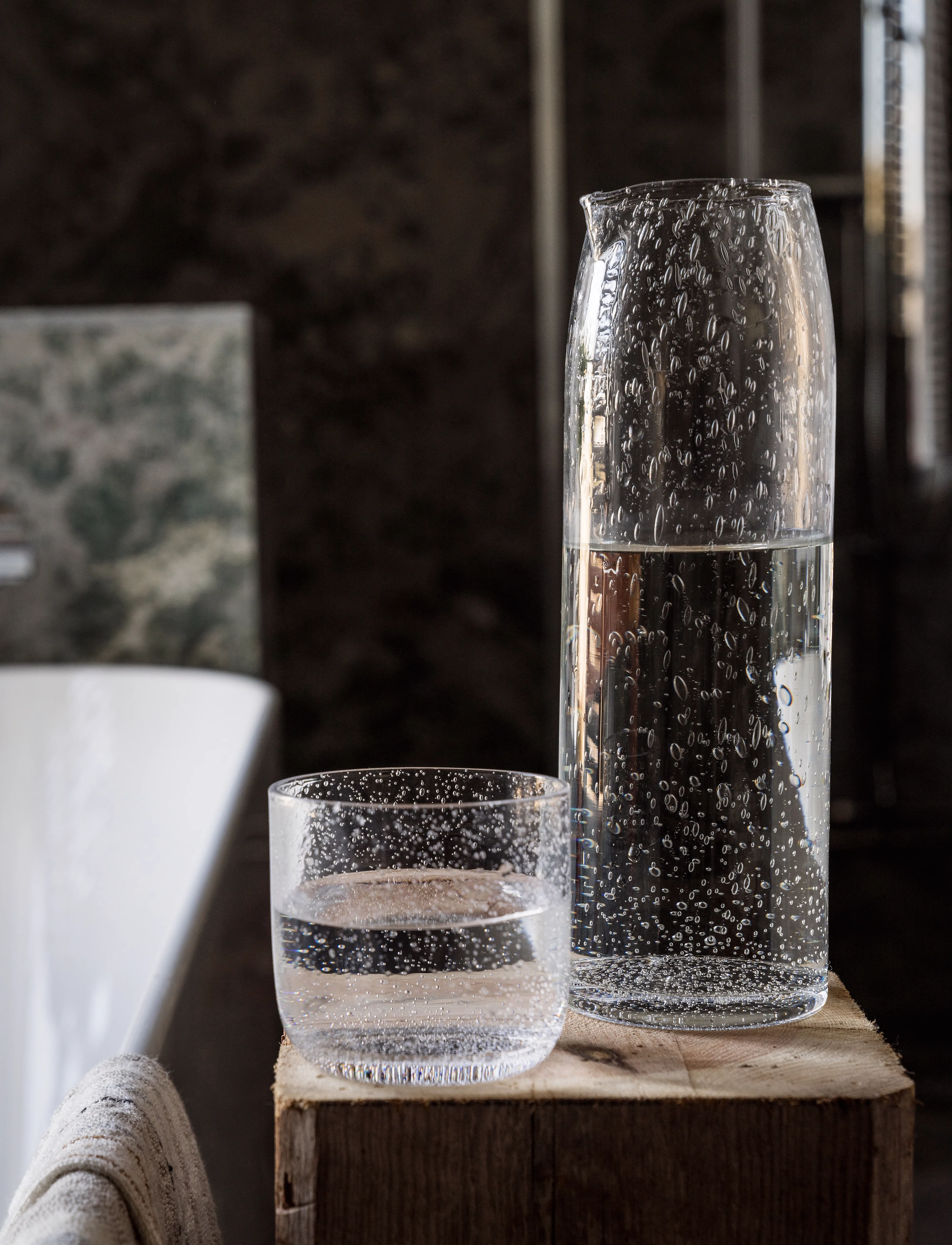 ERNST Drinking Glass, 25 CL, Grey, Glas > Drikkeglas, Unisex