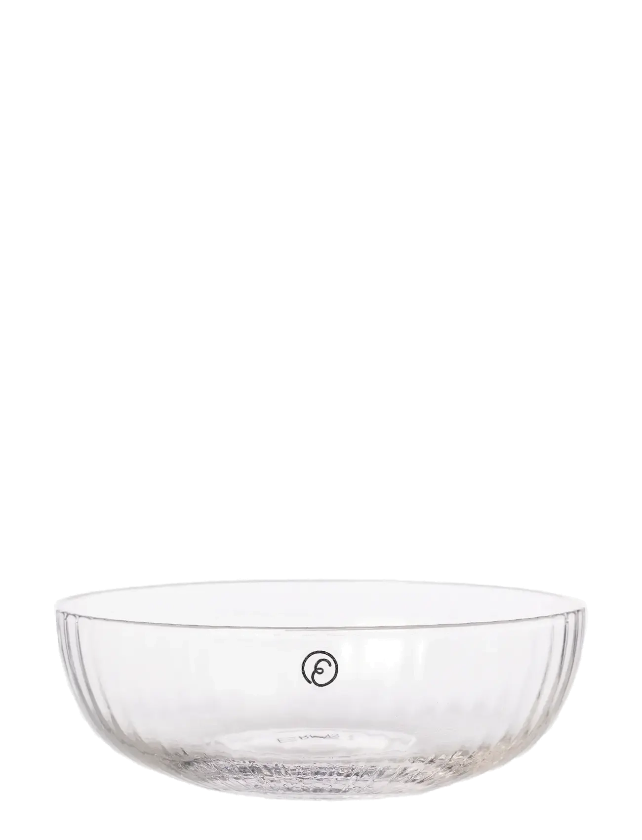 ERNST Glassbowl, Serving Skål, Nude, Str: Ø 13 CM