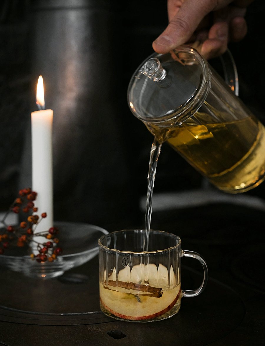 ERNST - Glass hot drinks - teetassen - clear - 0