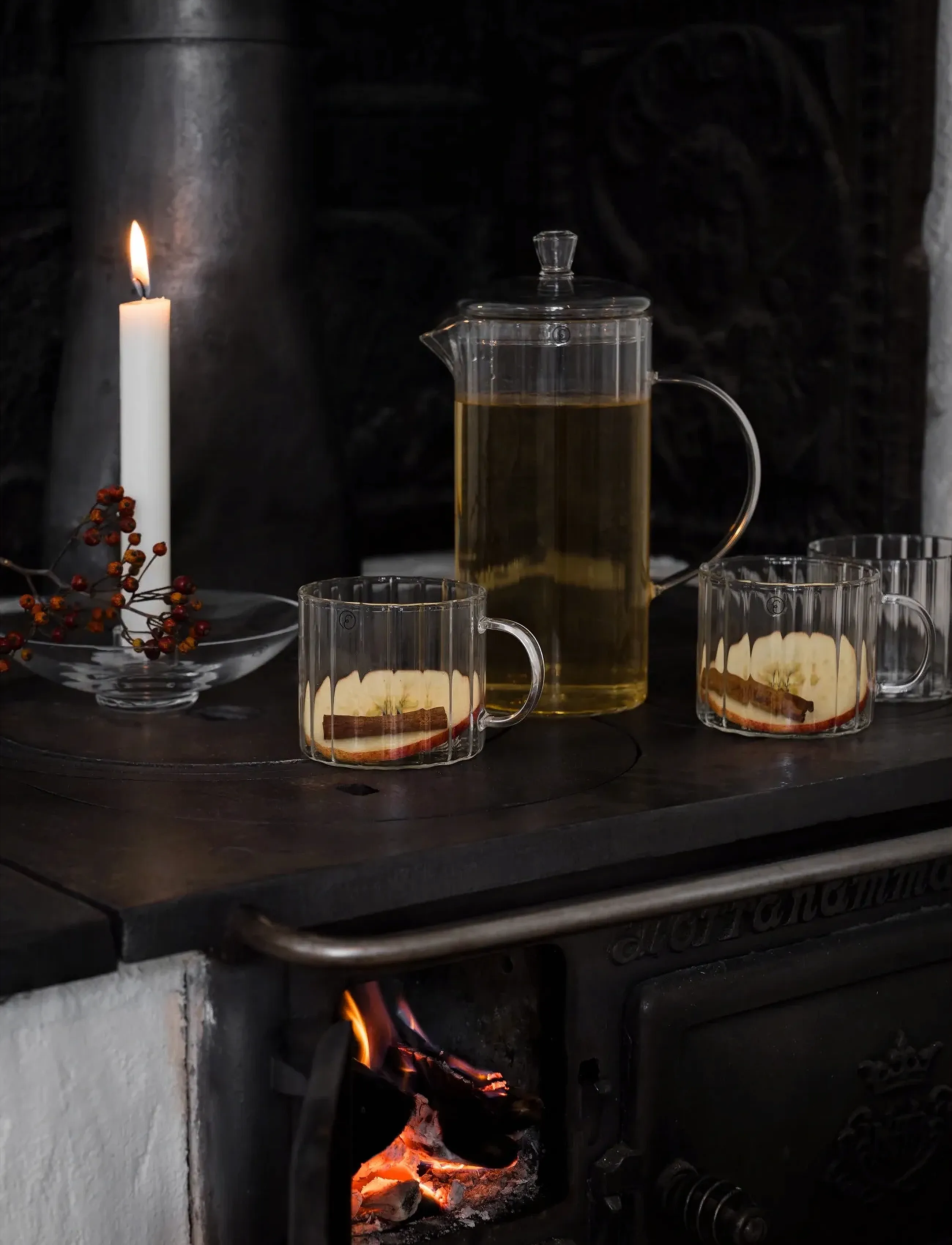 ERNST - Glass hot drinks - tekoppar - clear - 2