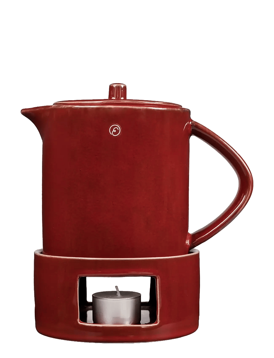 ERNST - Jug and heater - teekannud - red - 1