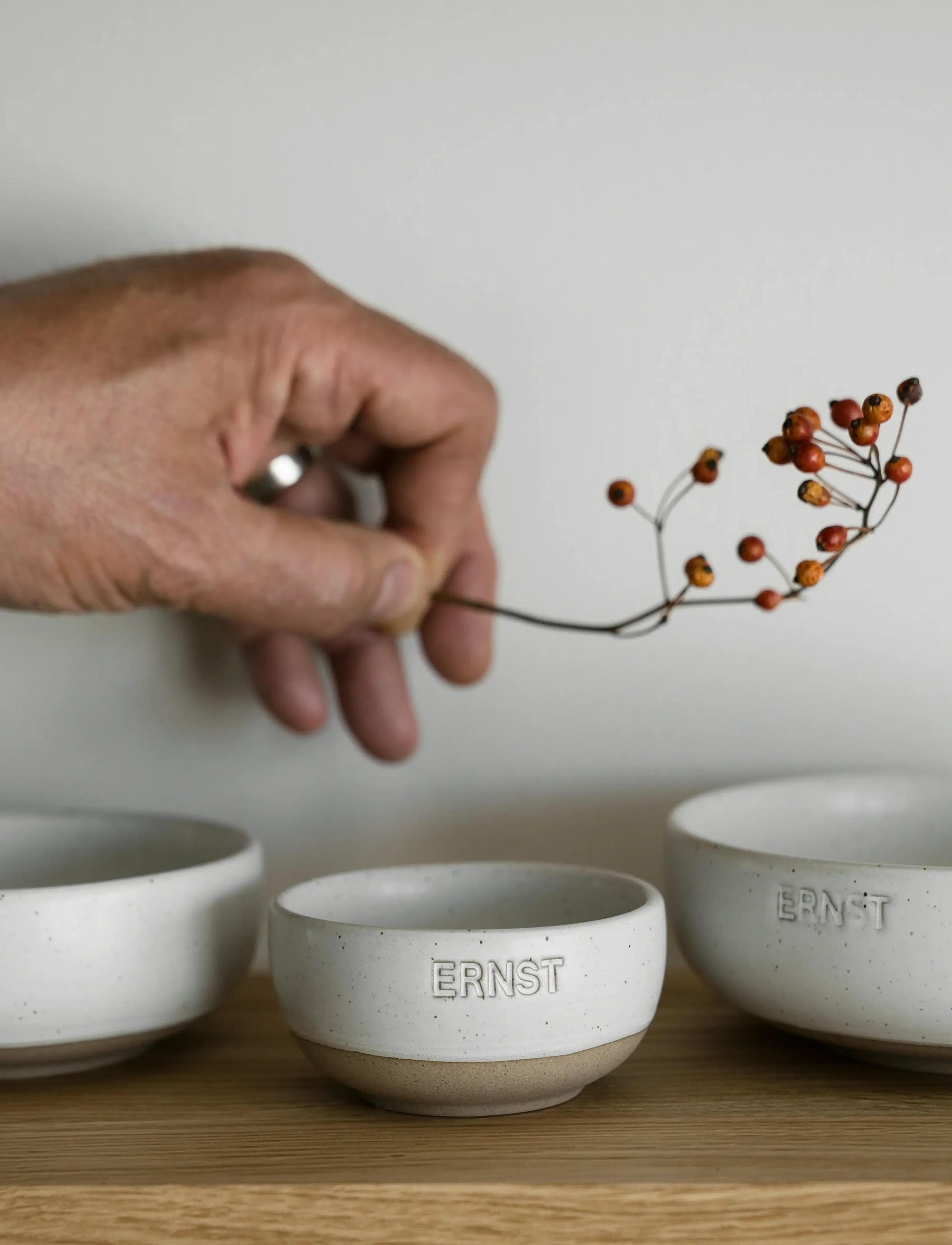 ERNST Bowl, Ø 8 cm, Bowls & Serving Dishes, Creme - Bowls, Homeware